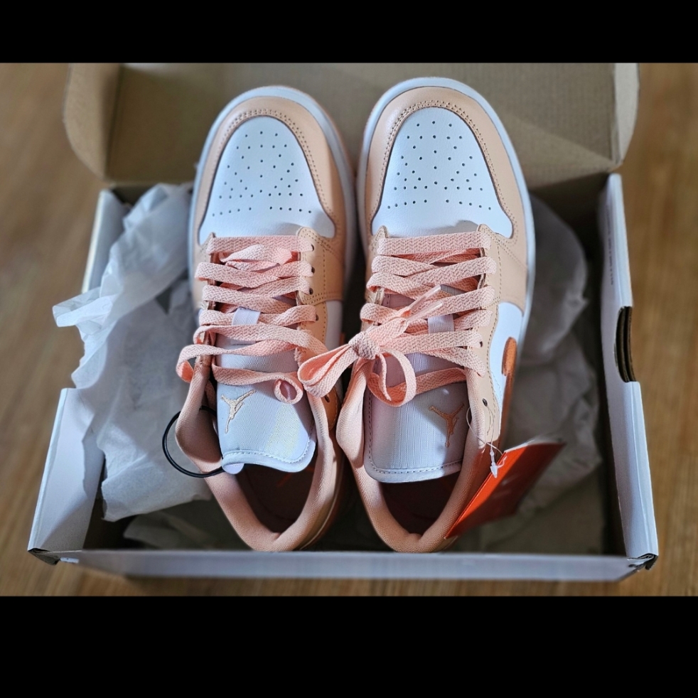 (W) Jordan 1 Low Sunset Haze 착용 스타일