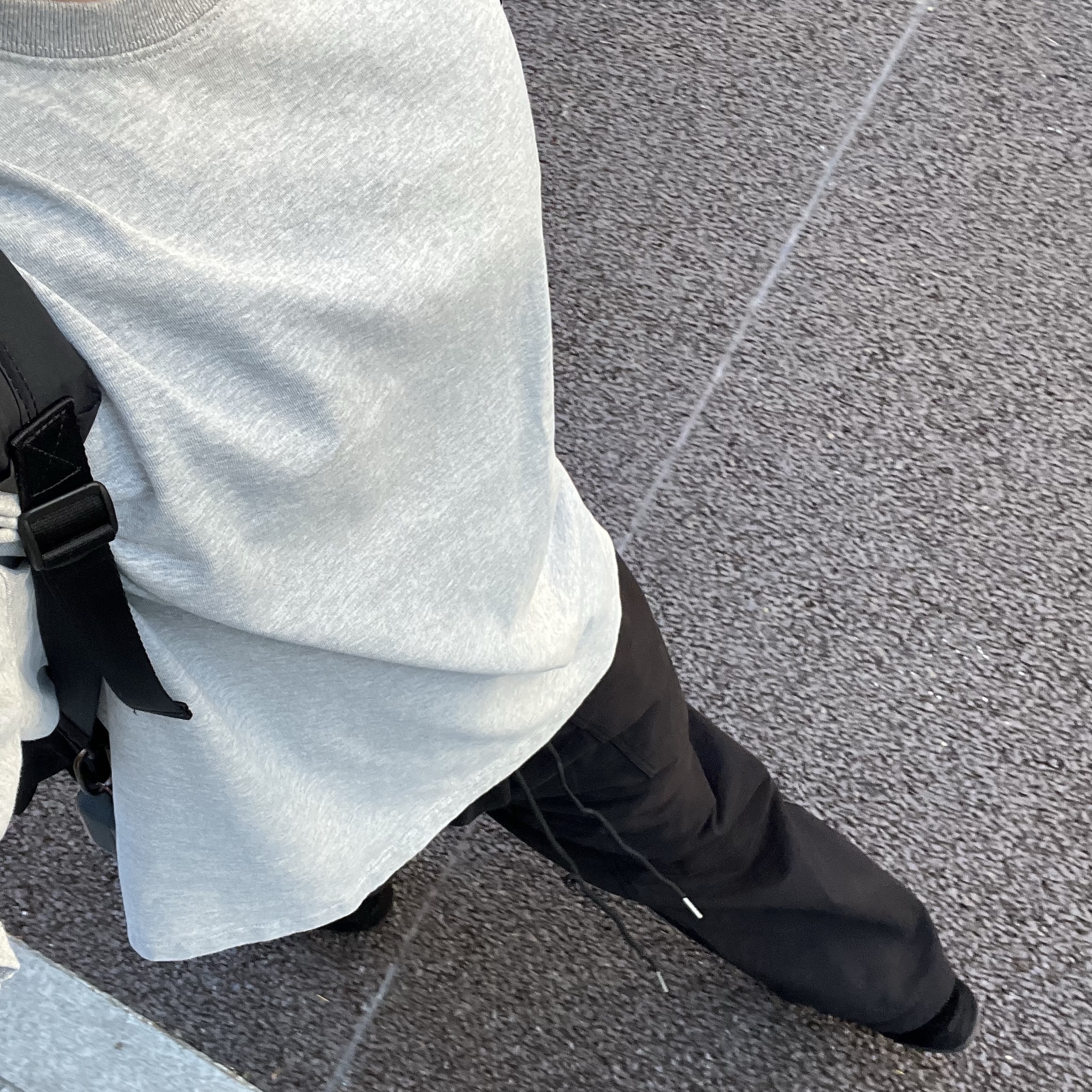 Polyteru Human Index Index Sweatpants Black 착용 스타일