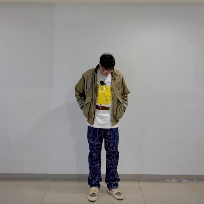 Gentle Monster x Maison Margiela MM114 Black Clear, The North Face White Label Novelty Nuptse Down Jacket P Gold 착용 스타일 - 1
