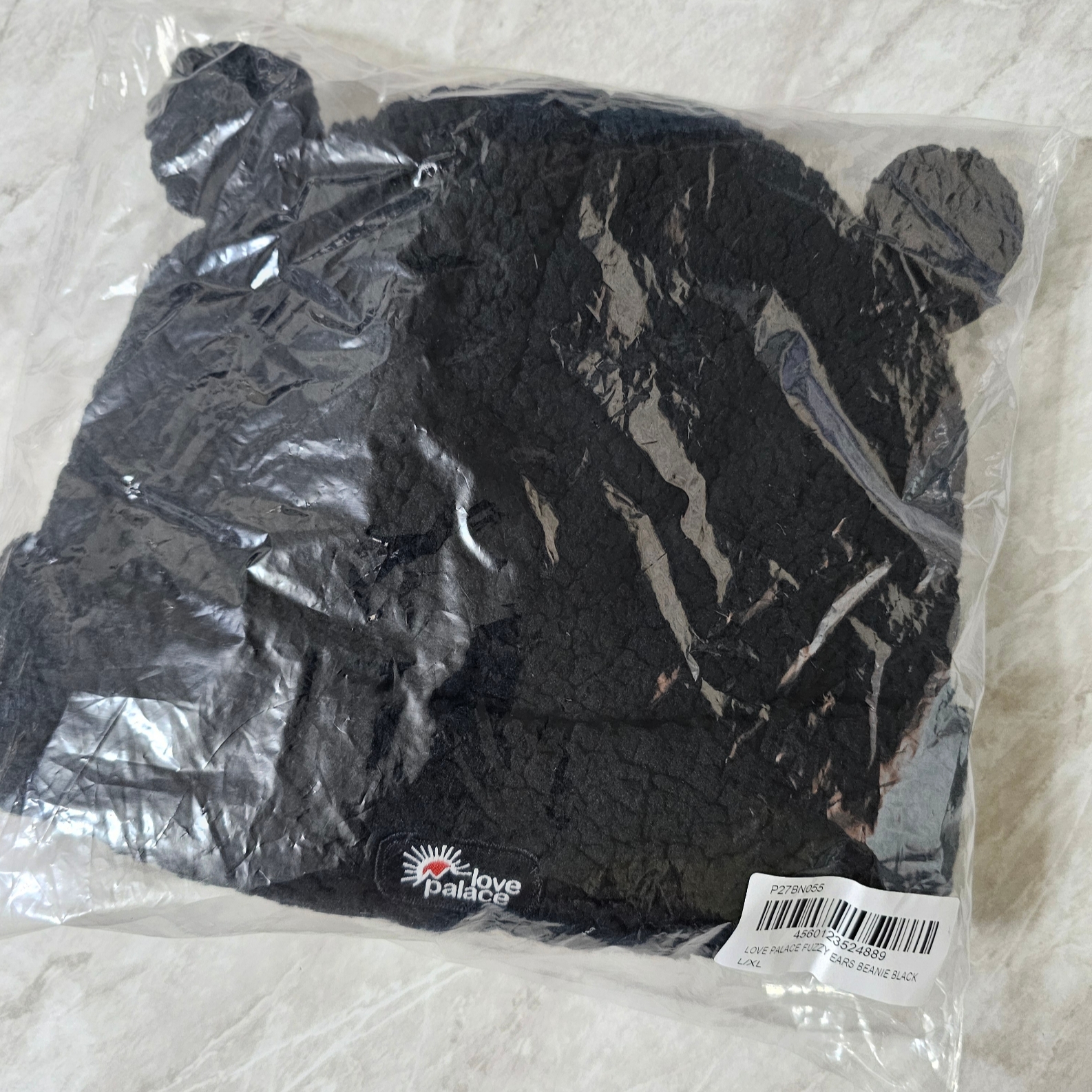 Love PALACE Fuzzy Ears Beanie Palace Love Fuzzy Ears Beanie Black