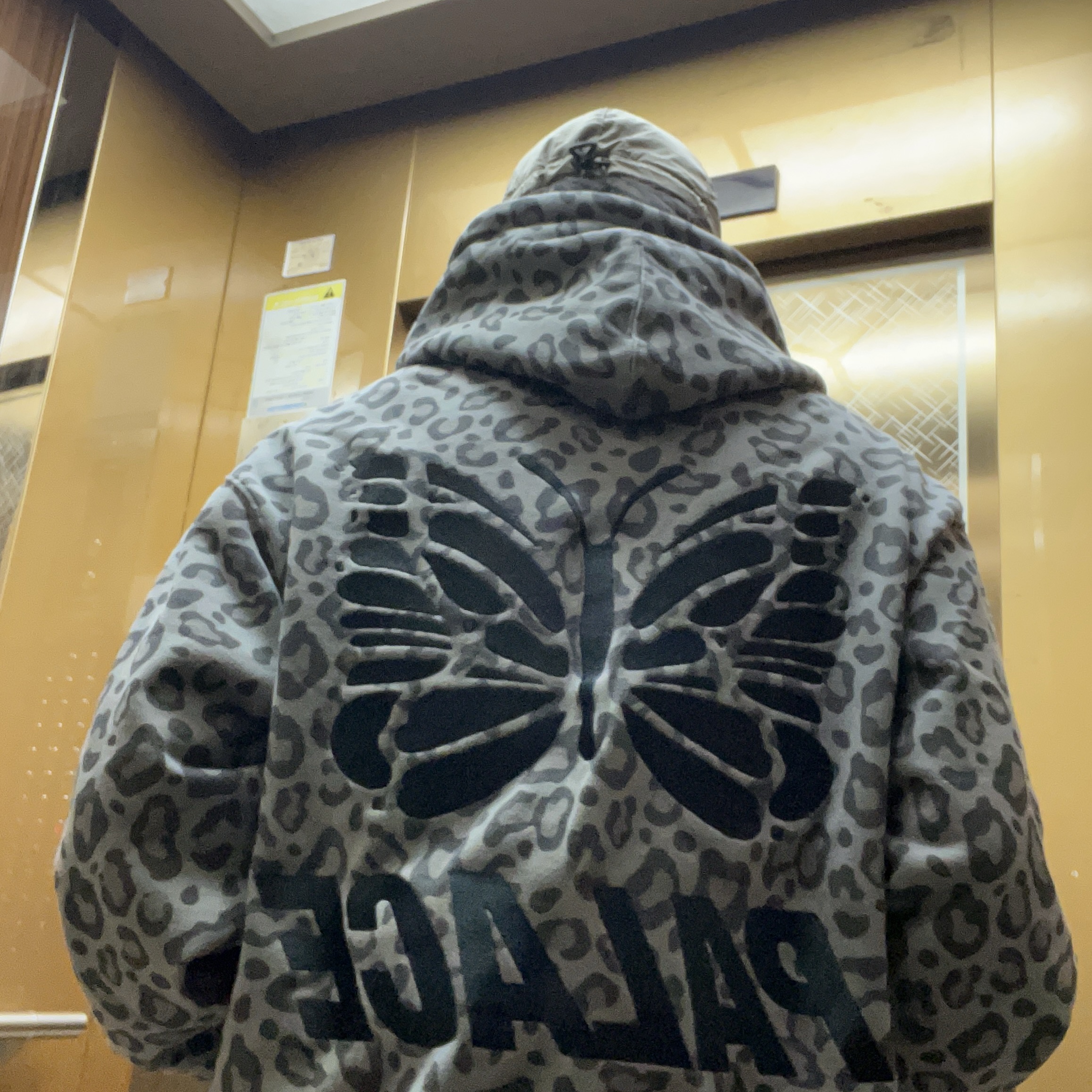 Palace x Needles Hood Black - 24FW 착용 스타일