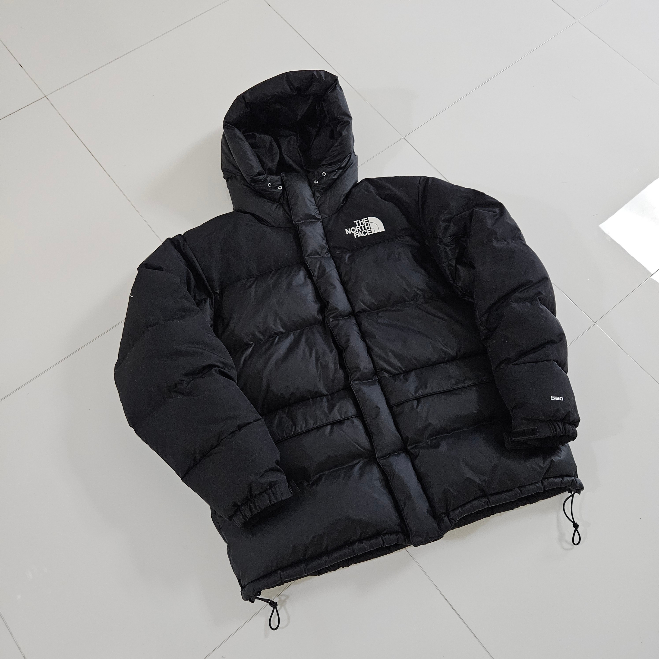 The North Face Himalayan Down Parka Black 착용 스타일