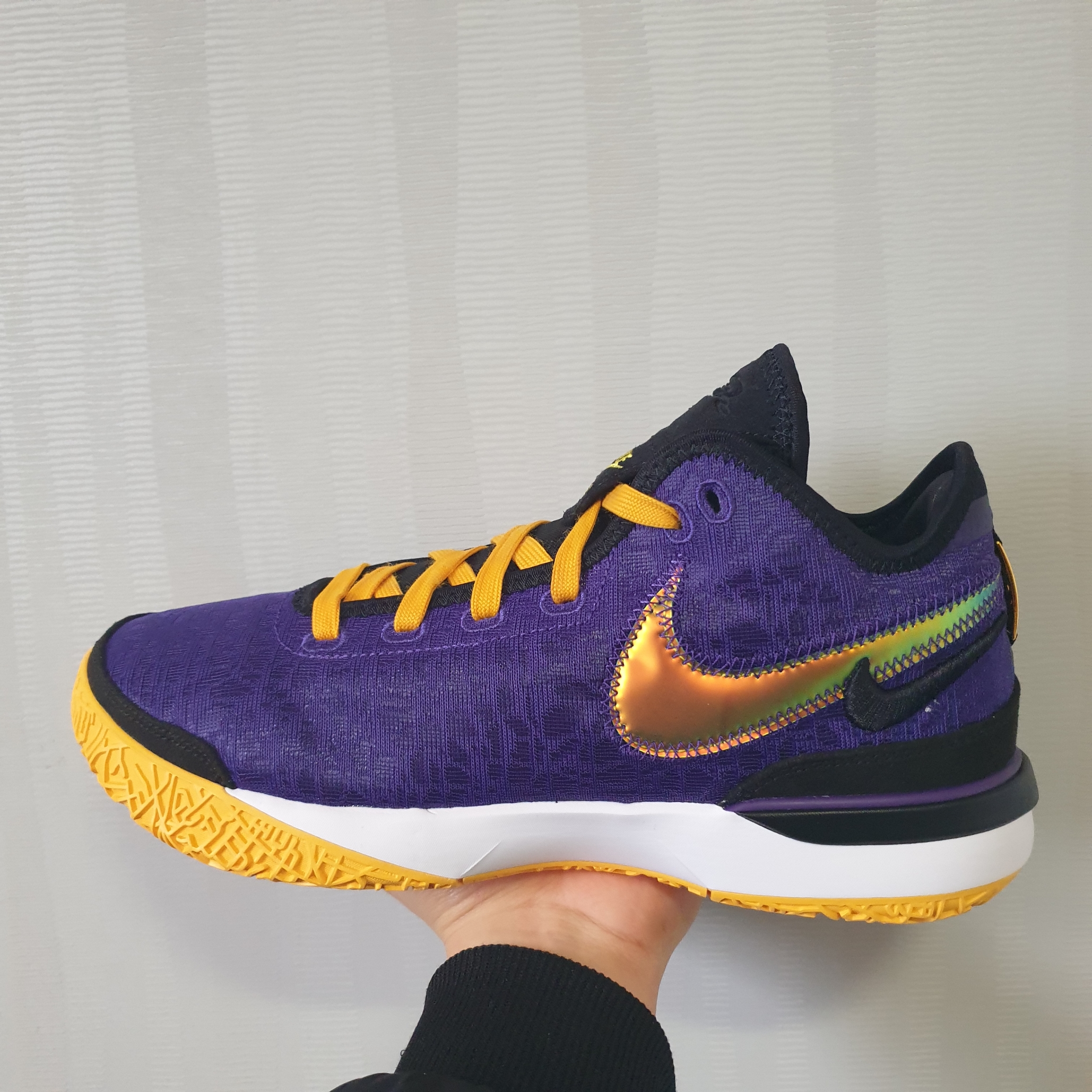 Nike LeBron NXXT Gen EP Court Purple Black 착용 스타일 - 1