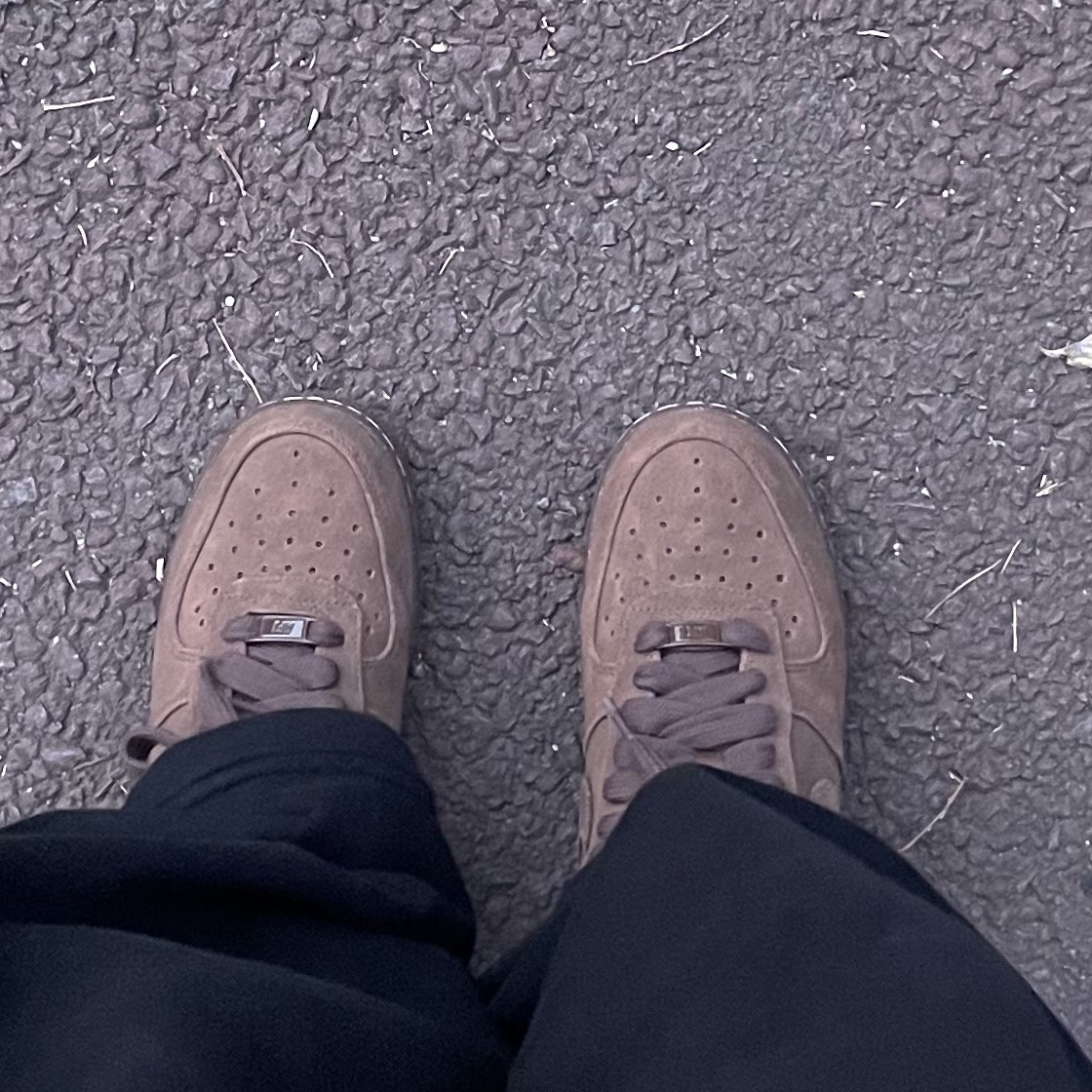 (W) Nike Air Force 1 '07 Cacao Wow 착용 스타일