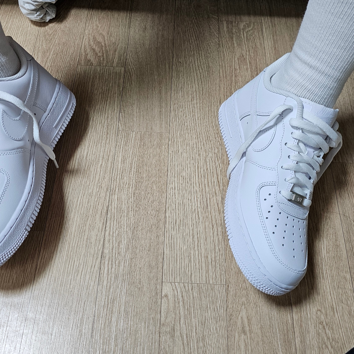 Nike Air Force 1 '07 Low White 착용 스타일