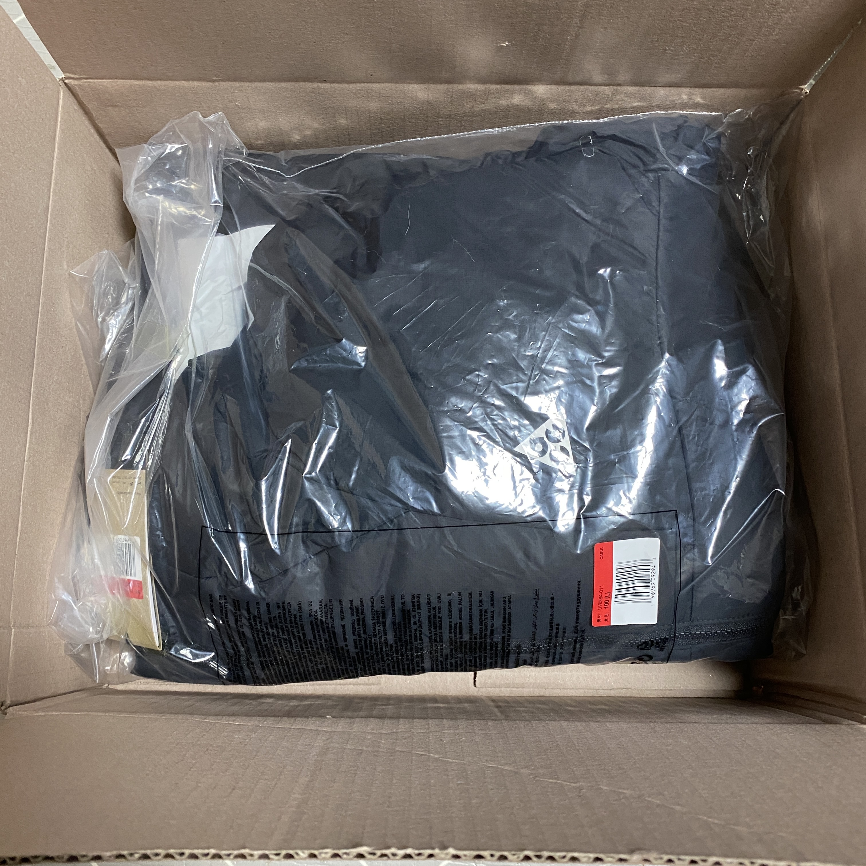 Nike ACG Therma-Fit ADV Rope De Dope Full Zip Jacket Black Summit White - Asia 착용 스타일