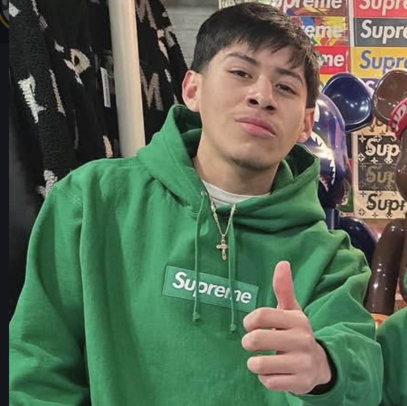 Supreme Box Logo Hooded Sweatshirt Green - 24FW 착용 스타일