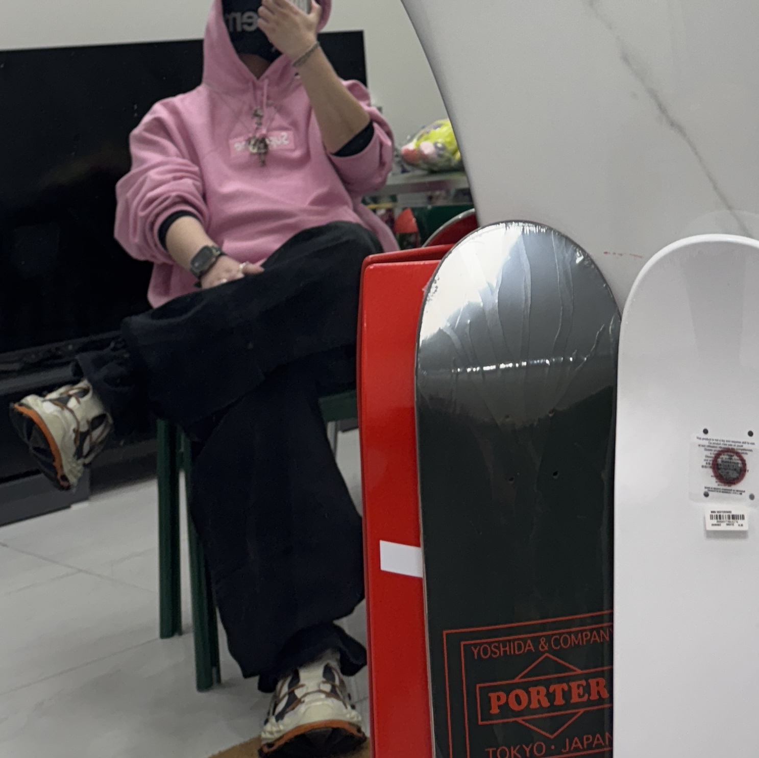 Supreme Box Logo Hooded Sweatshirt Dusty Pink - 24FW 착용 스타일