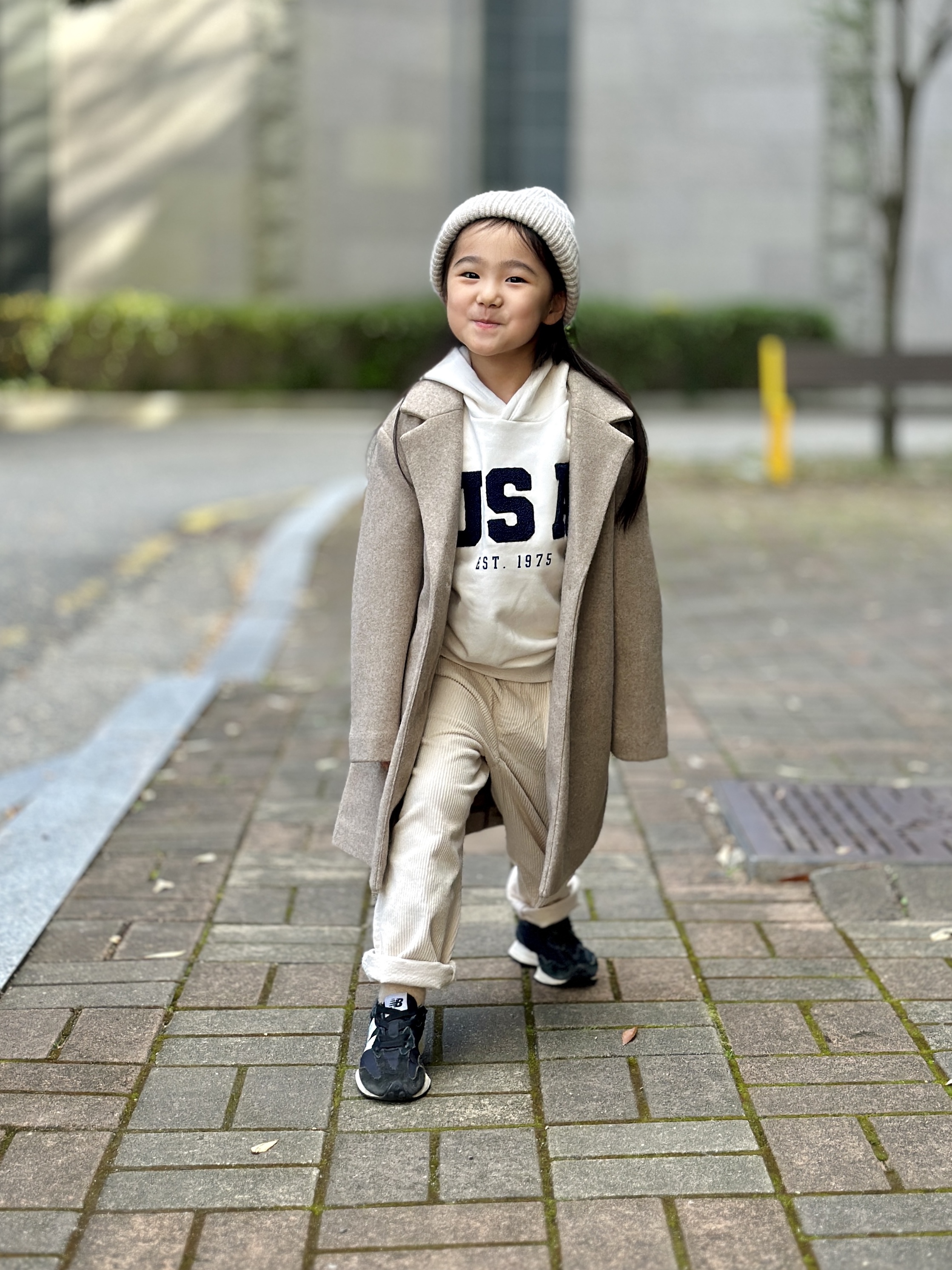 (PS) New Balance 327 Black 착용 스타일 - 1