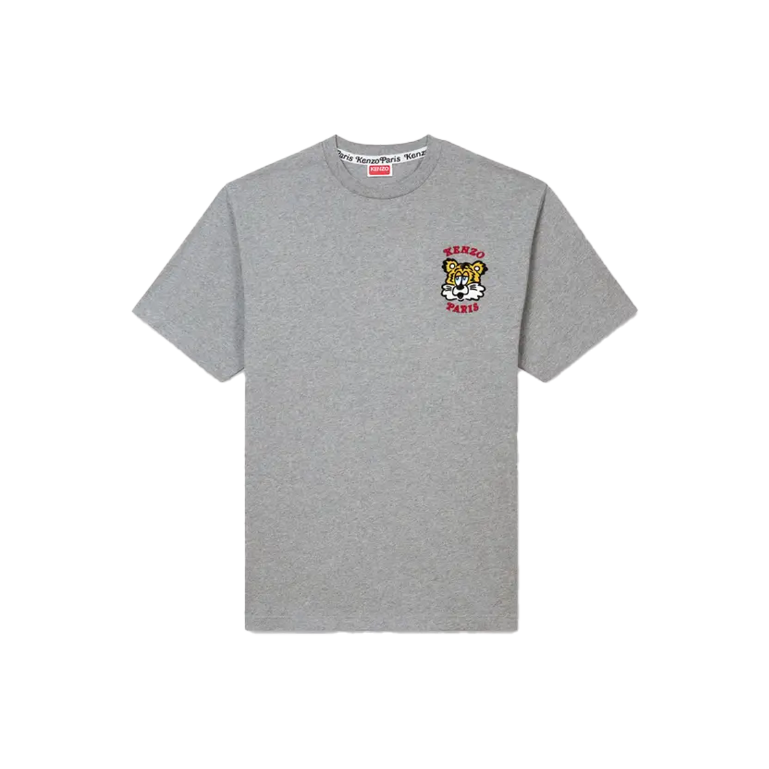 겐조 x 베르디 자수 클래식 티셔츠 펄 그레이 - 25SS(Kenzo x Verdy Embroidered Classic Tshirt Pearl Grey - 25SS)