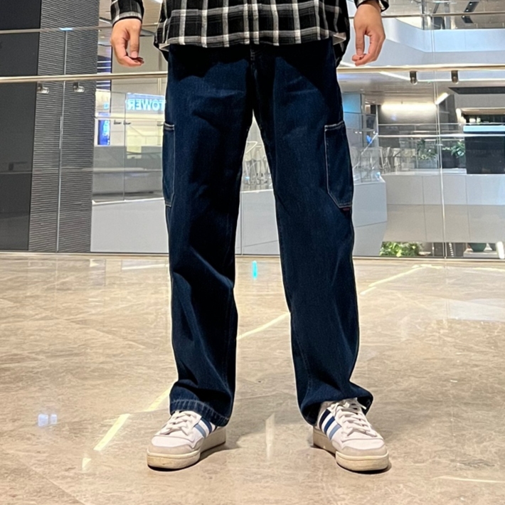 Adidas Harlem Cloud White Blue 착용 스타일