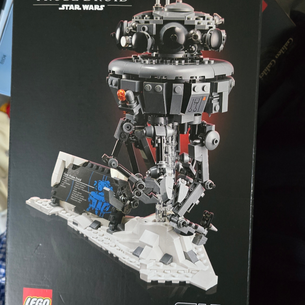 Lego Star Wars Imperial Probe Droid 착용 스타일