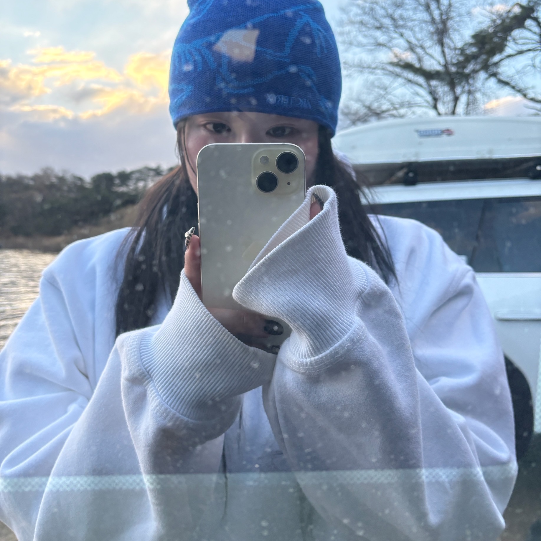 Arc'teryx Bird Head Toque Vitality Fluidity, Snow Peak Takibi My Table 착용 스타일 - 1