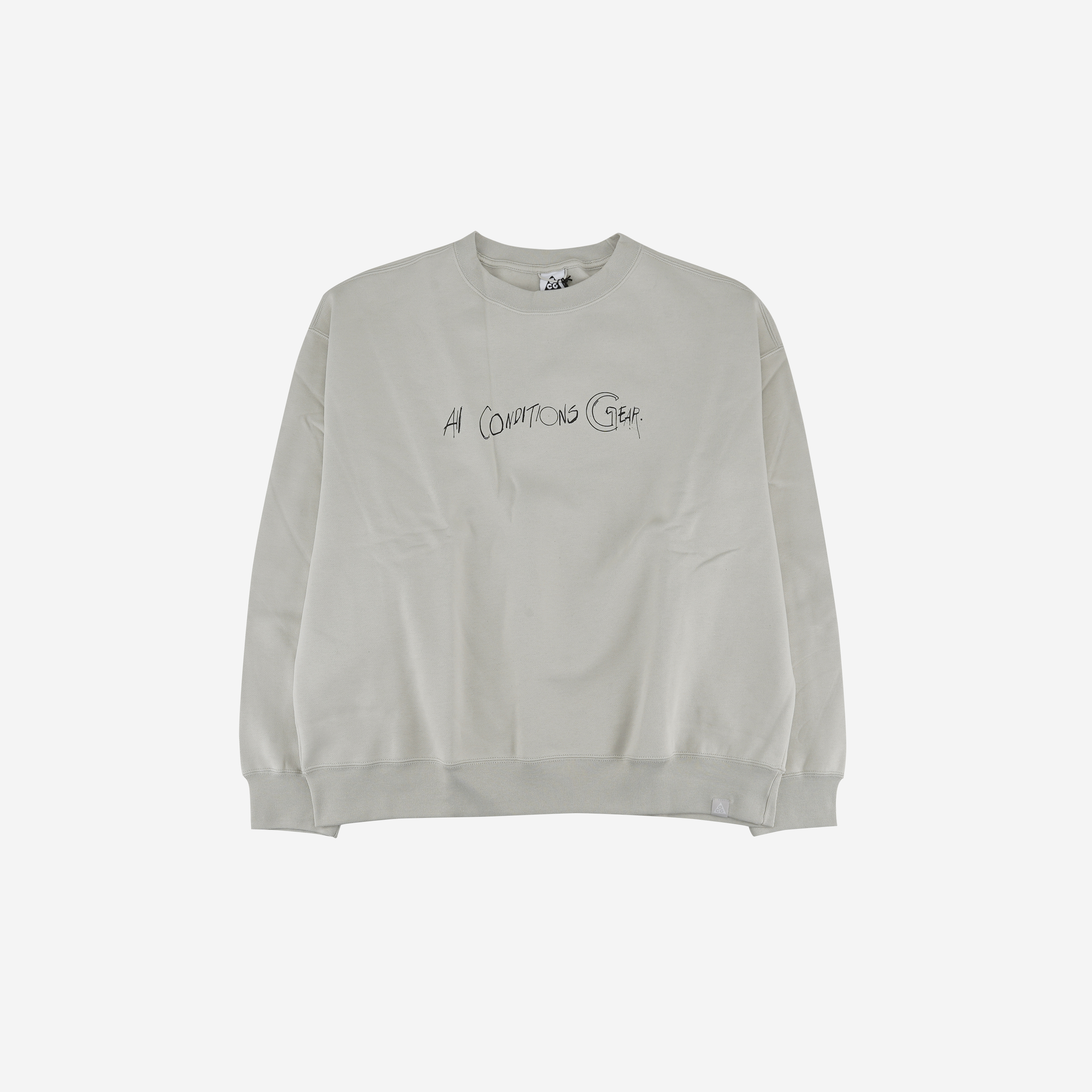 Nike ACG Therma-Fit Ralph Steadman Fleece Crew Light Bone - Asia