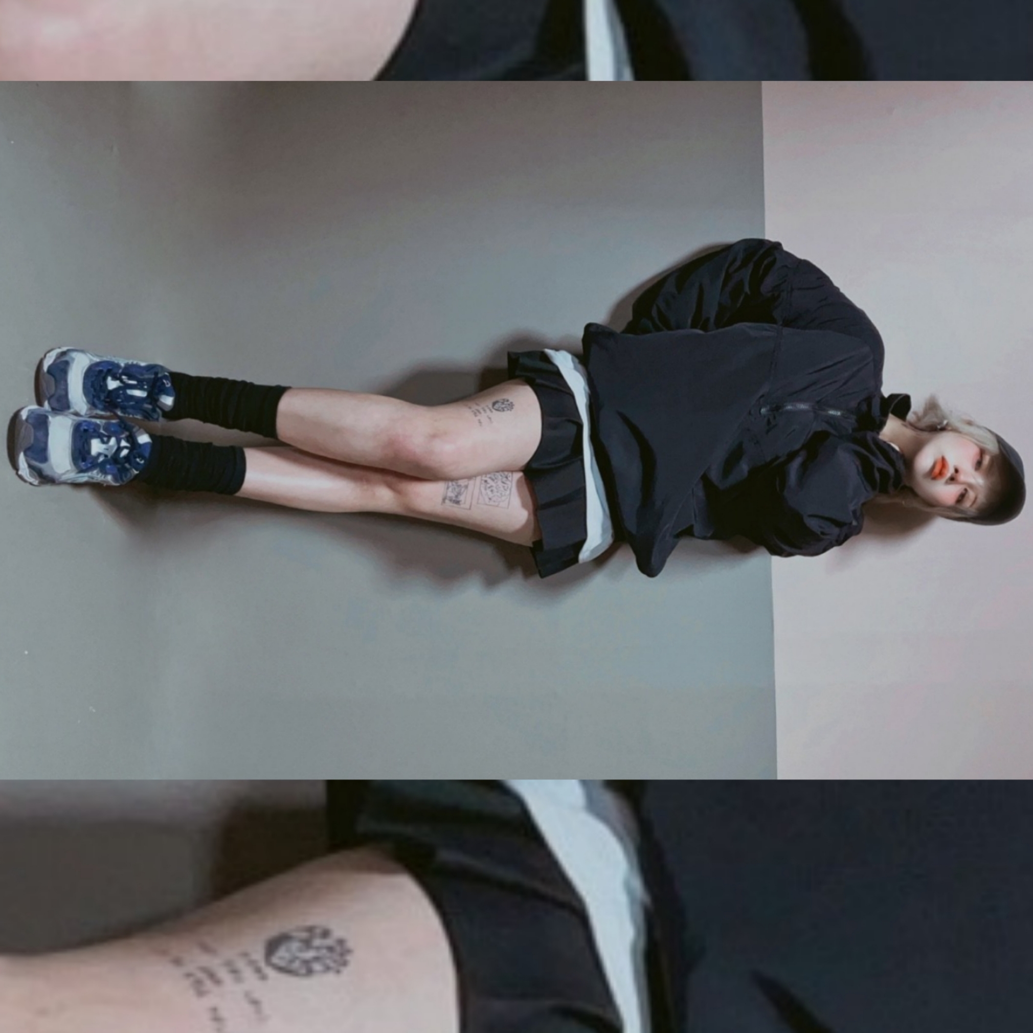 Asics Gel-Kayano 14 Monaco Blue Black, Nike x Stussy Windrunner Jacket Off Noir 착용 스타일