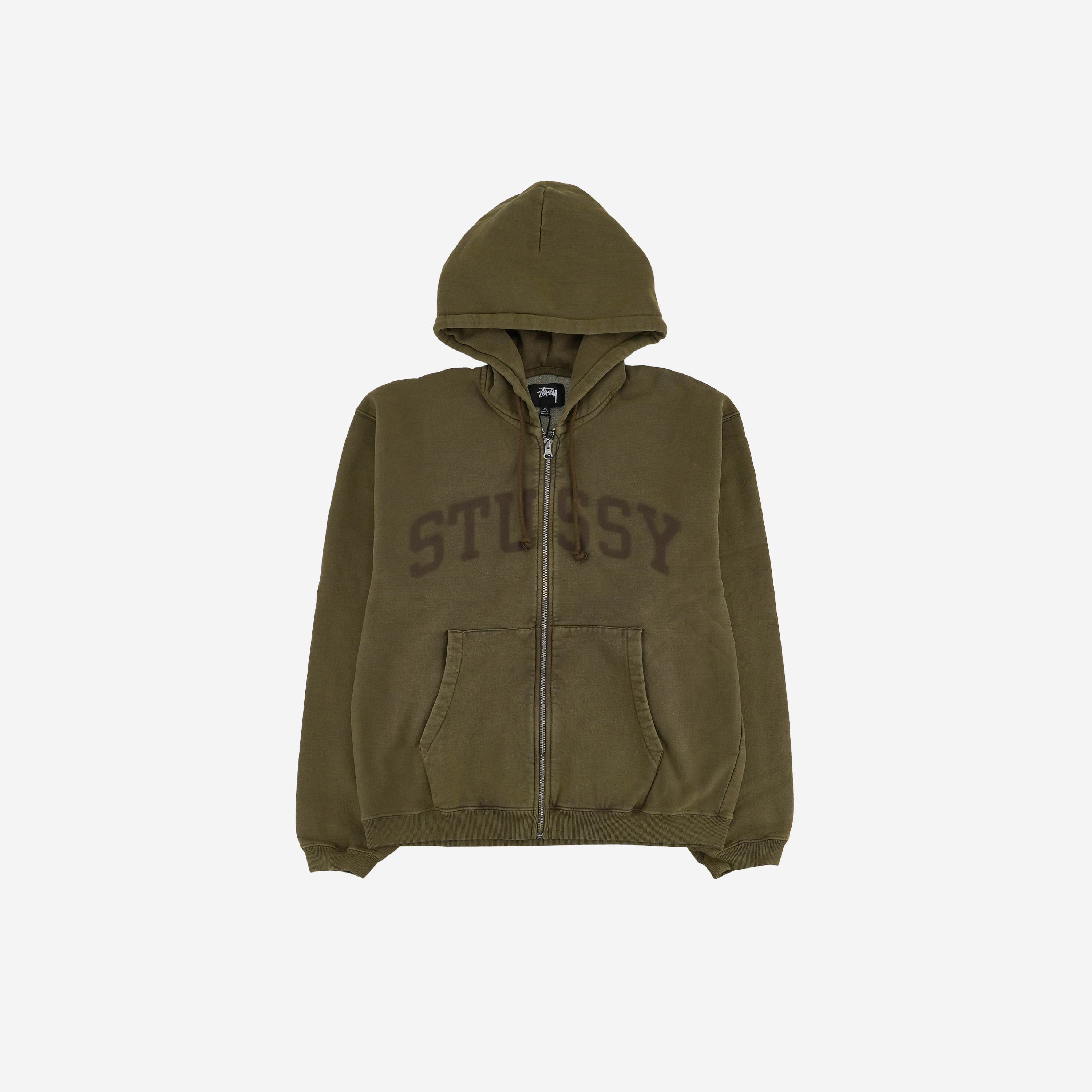 스투시 페이디드 그래픽 집 후드 올리브 | Stussy | KREAM 스투시 페이디드 그래픽 집 후드 올리브 | Stussy | KREAM