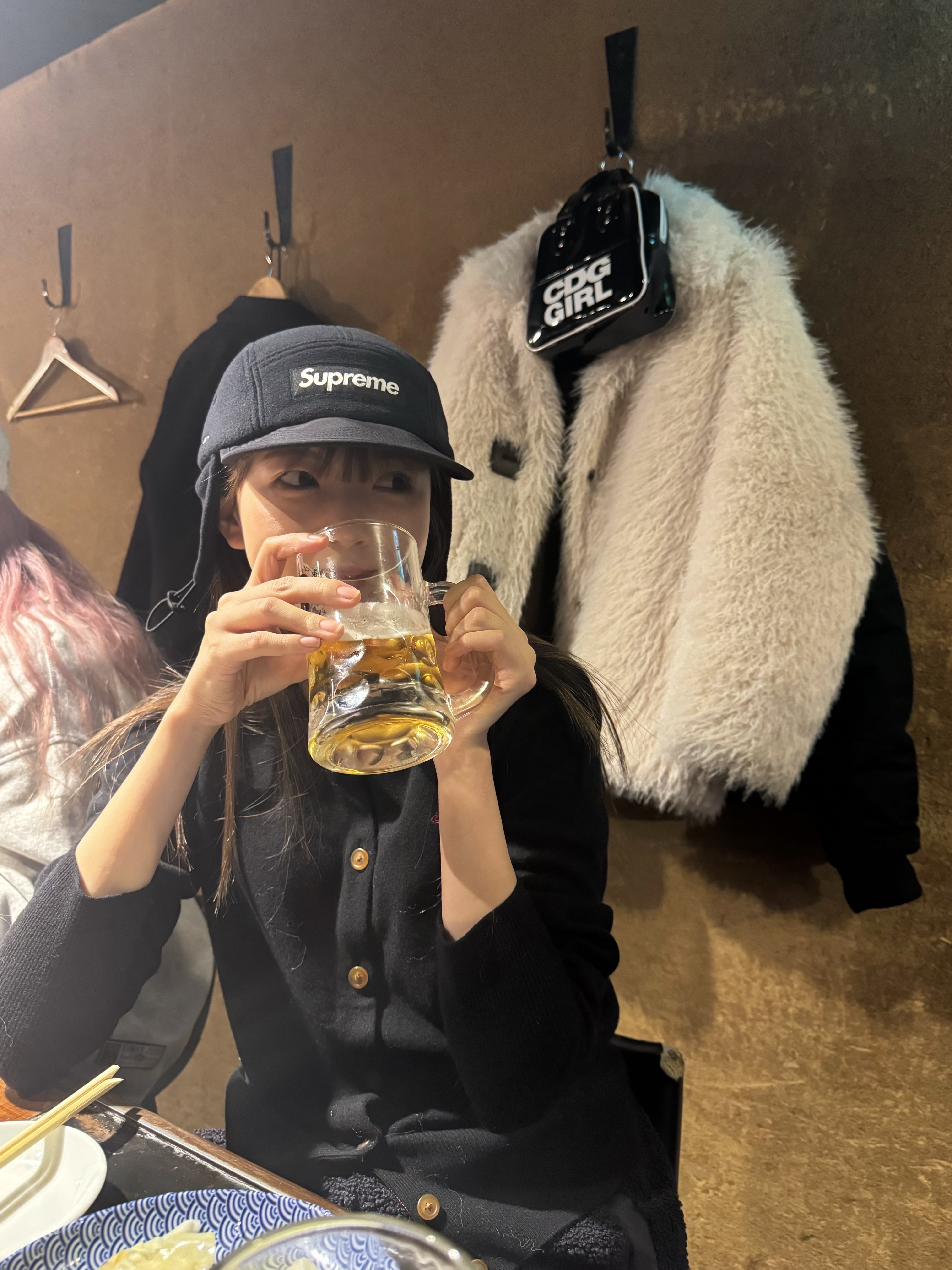 Supreme Polartec Earflap Camp Cap Black - 24FW 착용 스타일
