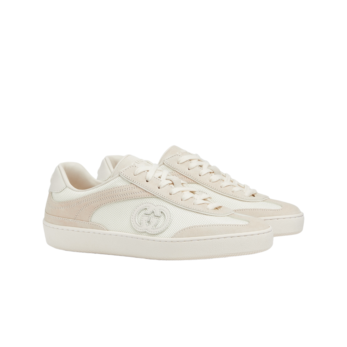 (W) 구찌 스니커즈 인터로킹 G 화이트((W) Gucci Sneaker with Interlocking G White) - 2
