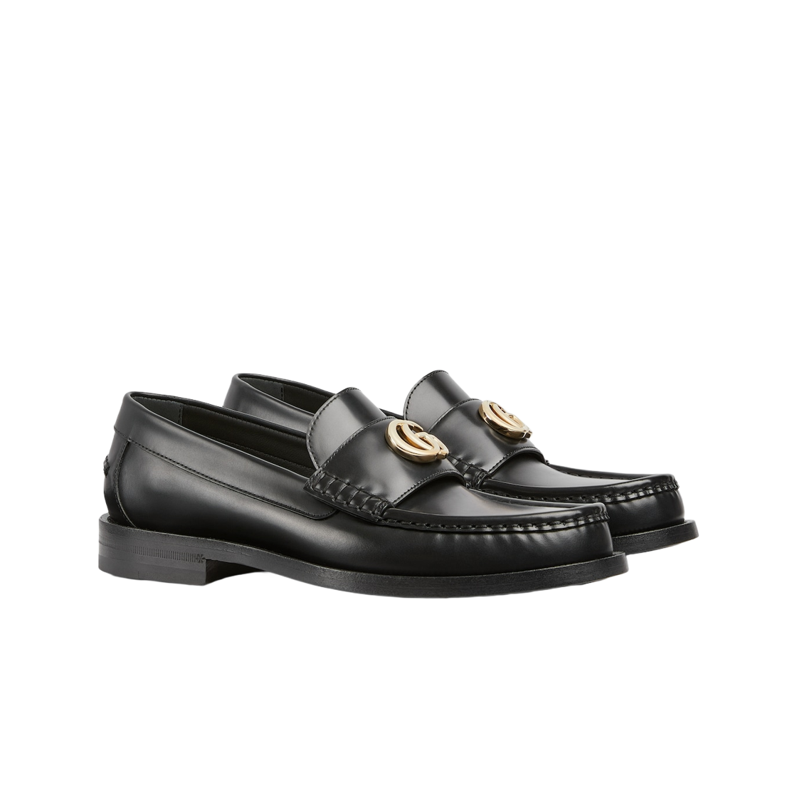(W) 구찌 더블 G 로퍼 블랙((W) Gucci Double G Loafer Black) - 2