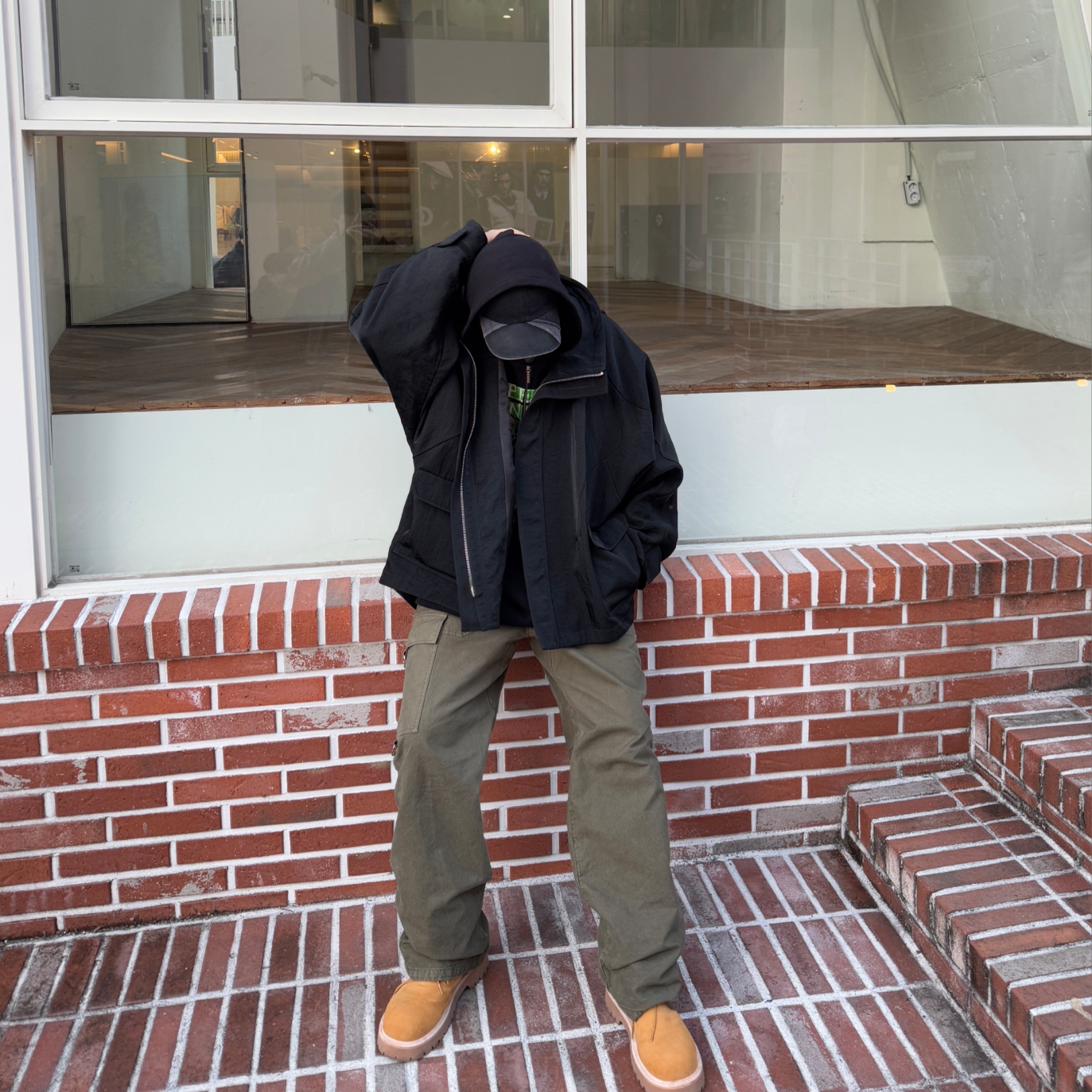 Kinchi x My Name Is Peter Boots - 888 (a) Yellow 착용 스타일 - 1