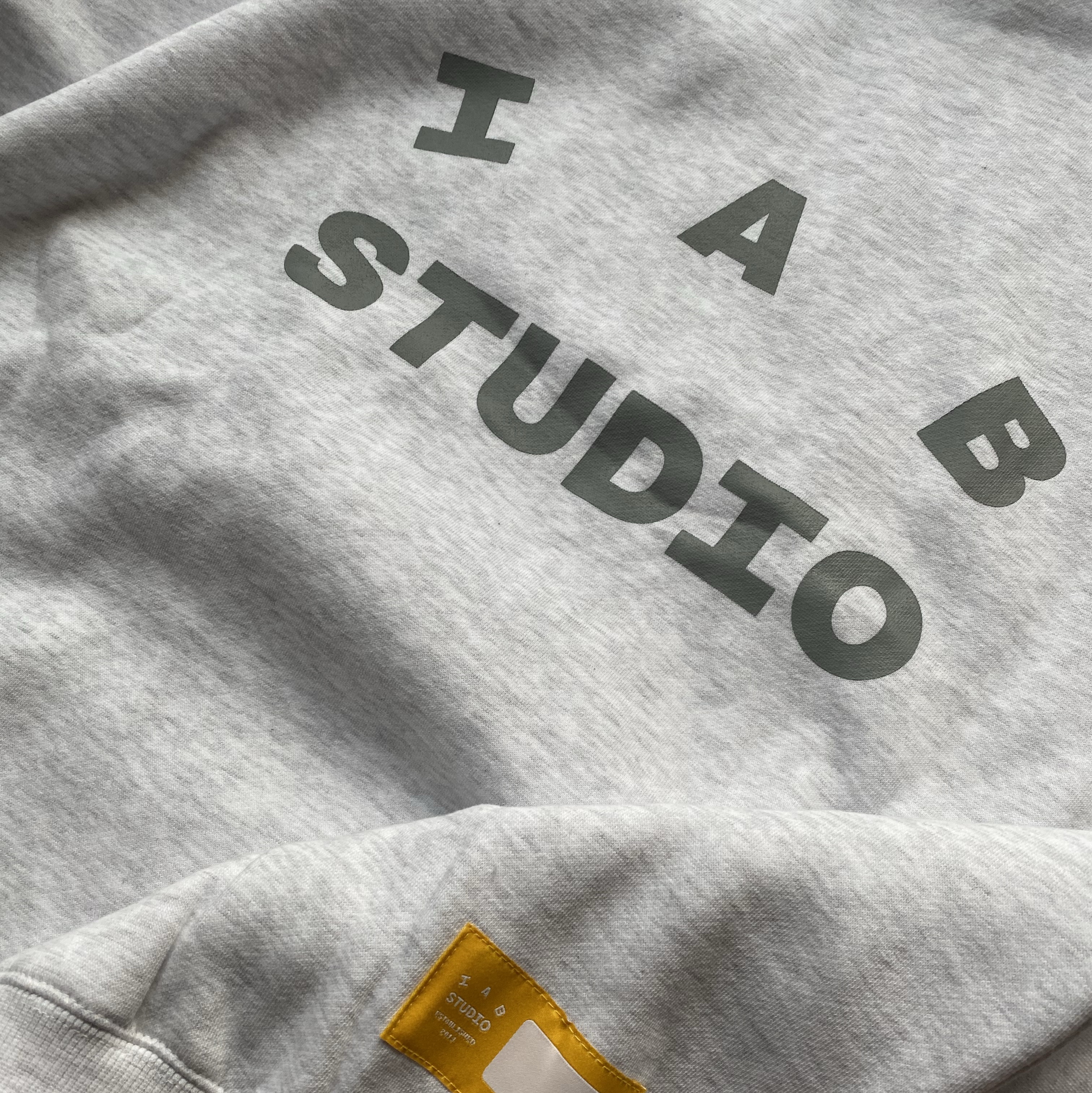 IAB Studio Hoodie Light Gray 착용 스타일
