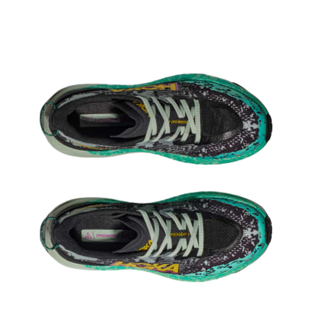 (W) 호카 스피드고트 6 블랙 알로에 베라((W) Hoka Speedgoat 6 Black Aloe Vera) - 2