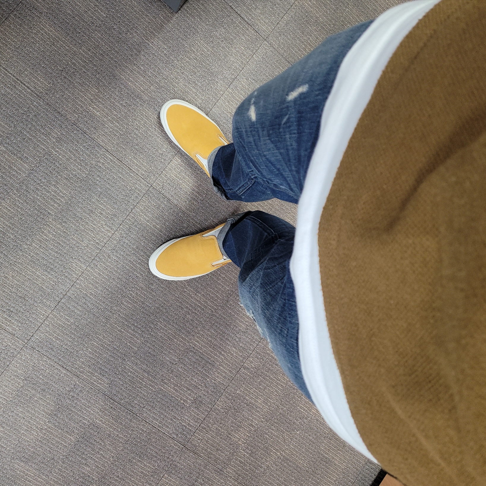 Vans MTE Authentic Reissue 44 Salt Wash Harvest Gold 착용 스타일