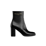 (W) Dior D-Town Heeled Ankle Boot Black