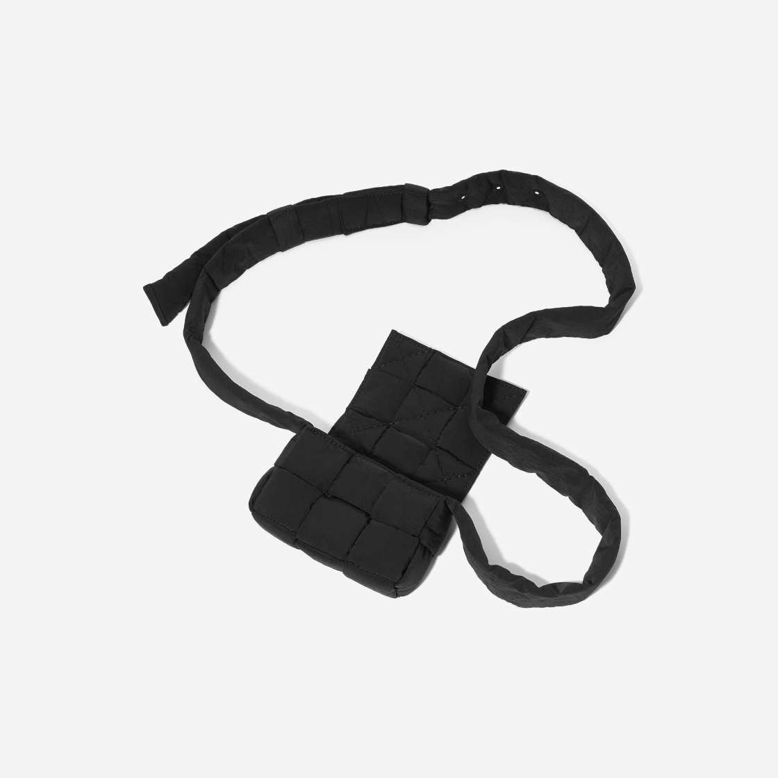 691018VBO818803/749877VBO818803 Bottega Veneta Mini Padded Tech Cassette Black - #3