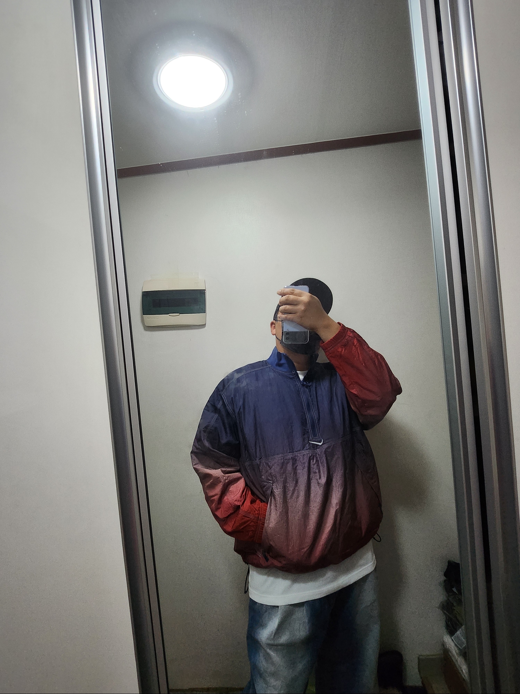 Supreme x Nike Ripstop Pullover Multicolor - 24SS 착용 스타일