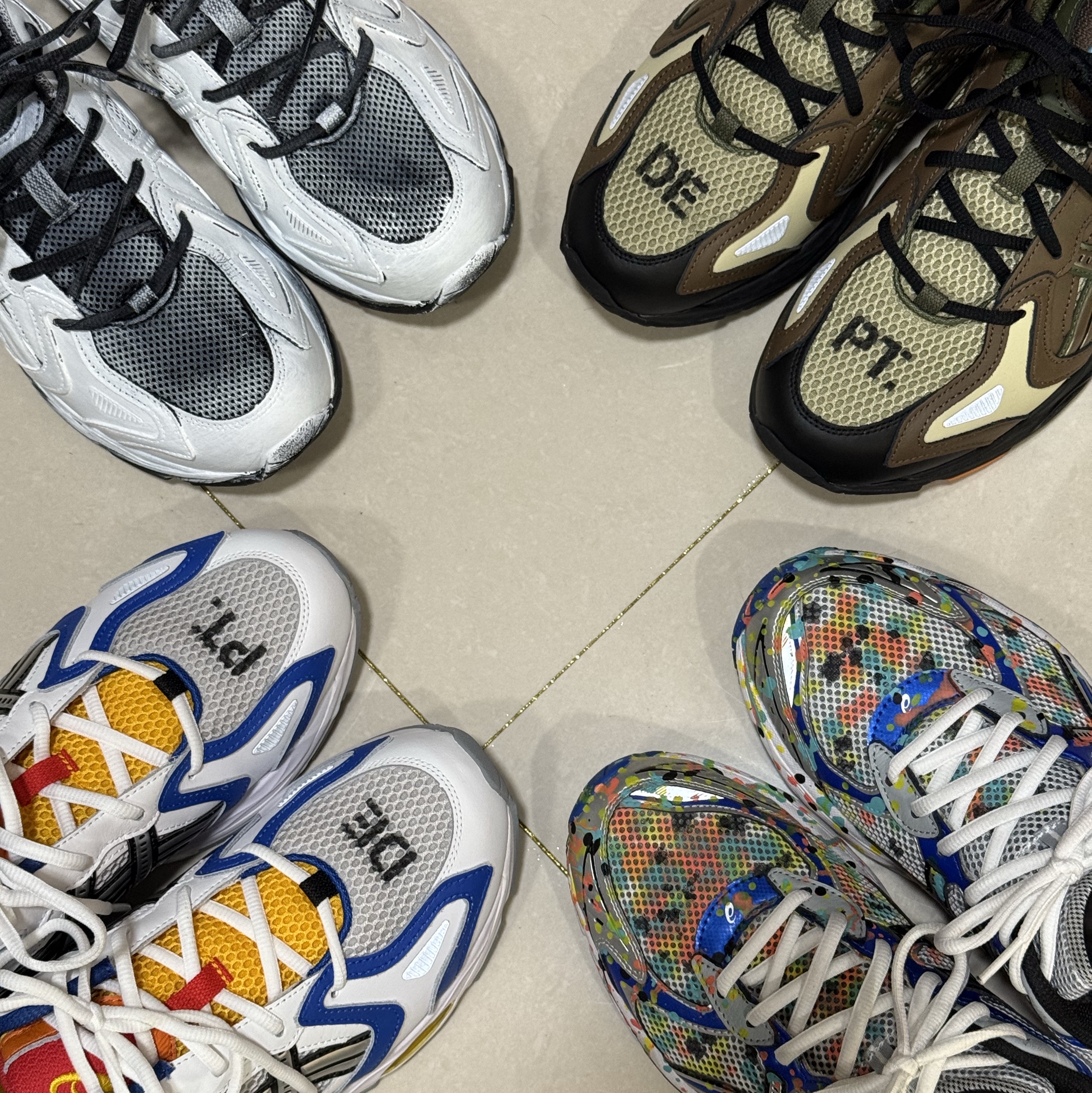 Asics x Gallery Dept. Gel-K1011 White Pure Silver, Asics x Gallery Dept. Gel-K1011 Khaki Clay Canyon 착용 스타일