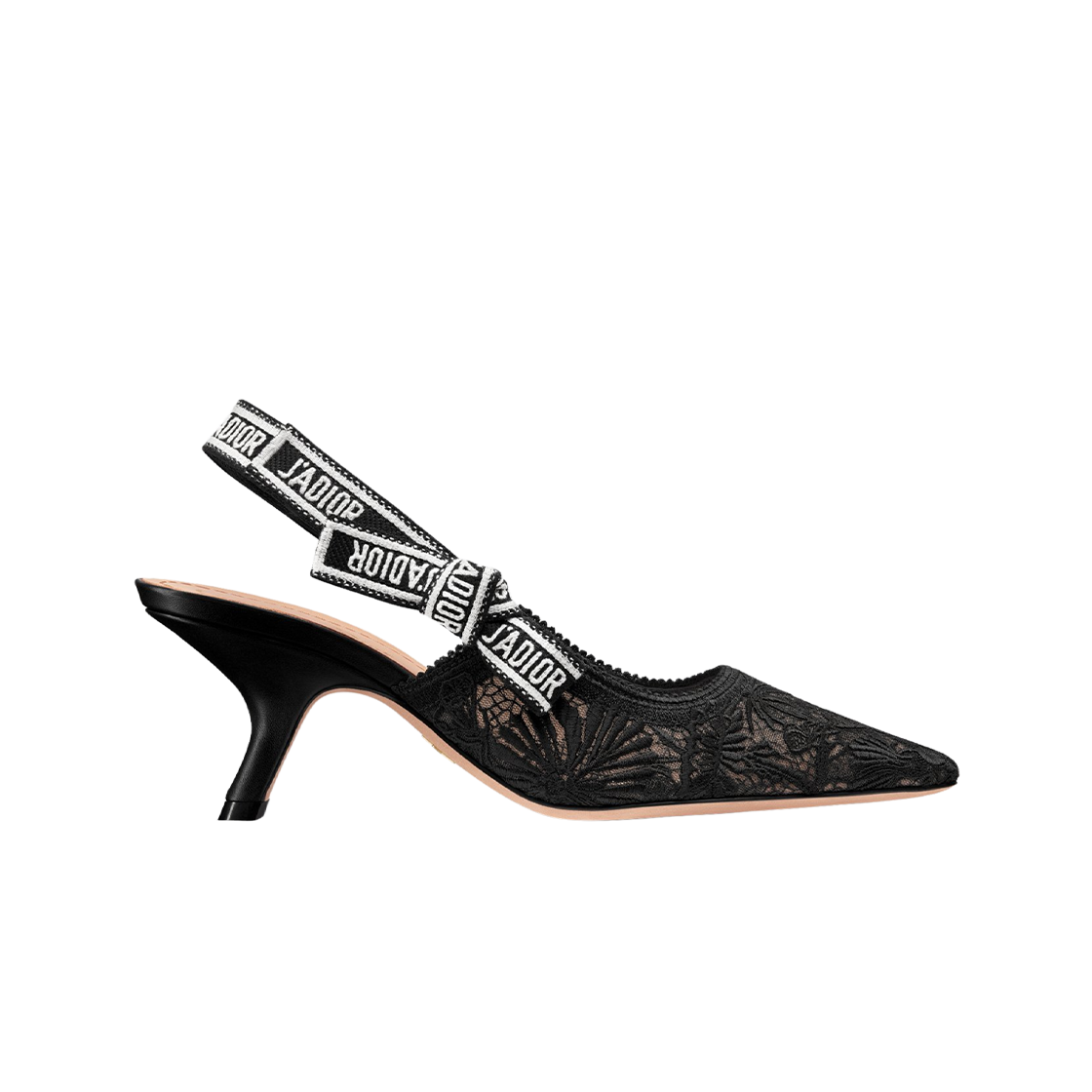 (W) 디올 자디올 슬링백 펌프 메쉬 디올 샤르동 자수 블랙((W) Dior J'adior Slingback Pump Mesh with Dior Chardons Embroidery Black)