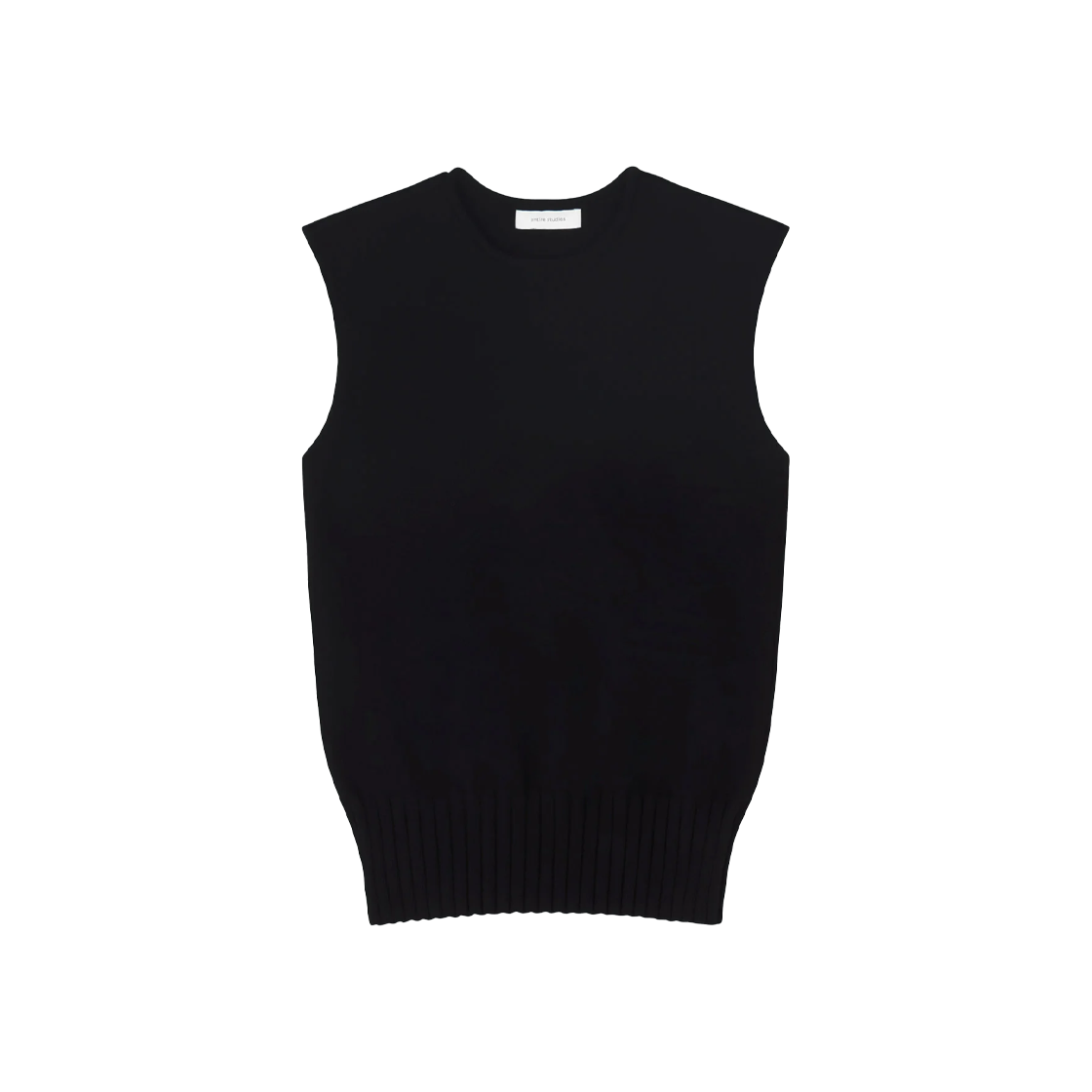 엔타이어스튜디오 번스 니트 베스트 블랙 - 25SS(Entire Studios Burns Knit Vest Black - 25SS)