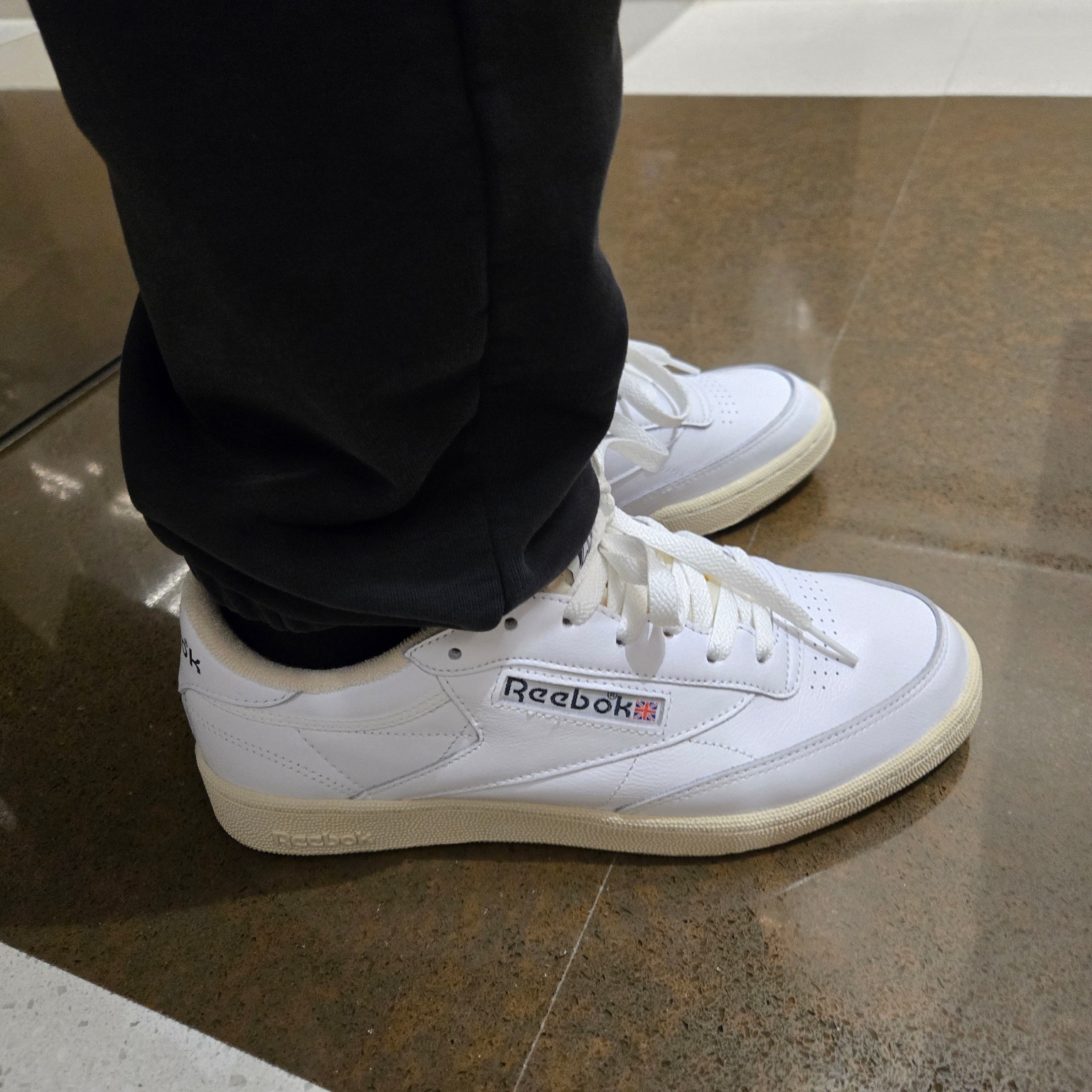Reebok Club C 85 Vintage Retro White 착용 스타일