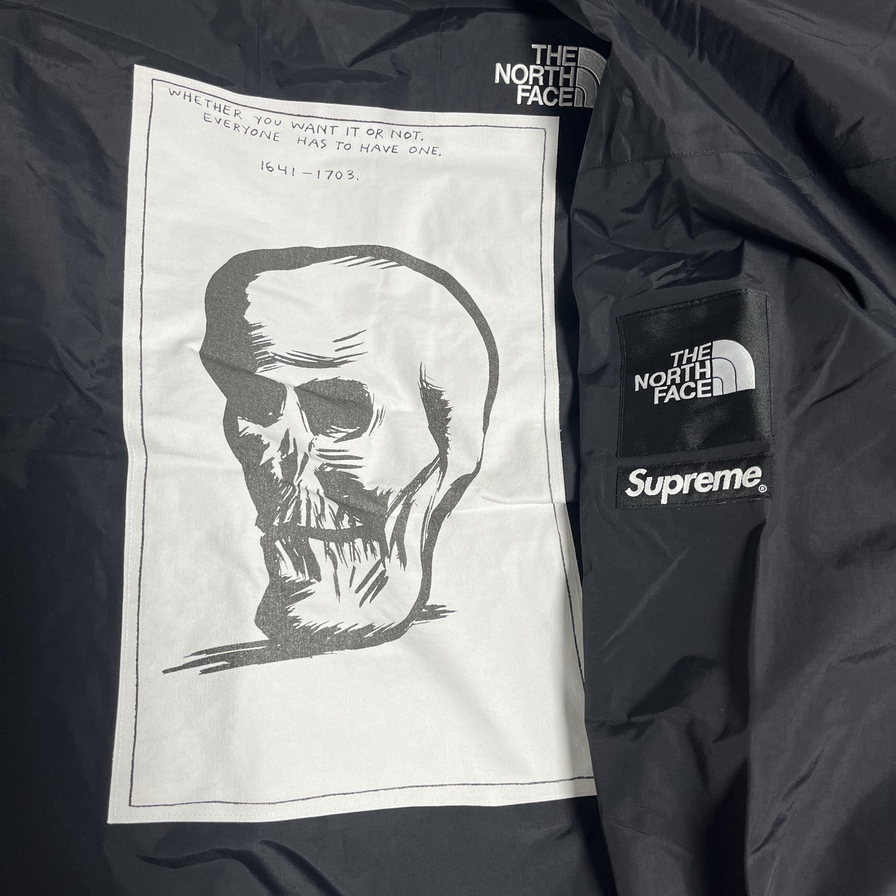 Supreme x The North Face Mountain Jacket Black - 24FW 착용 스타일