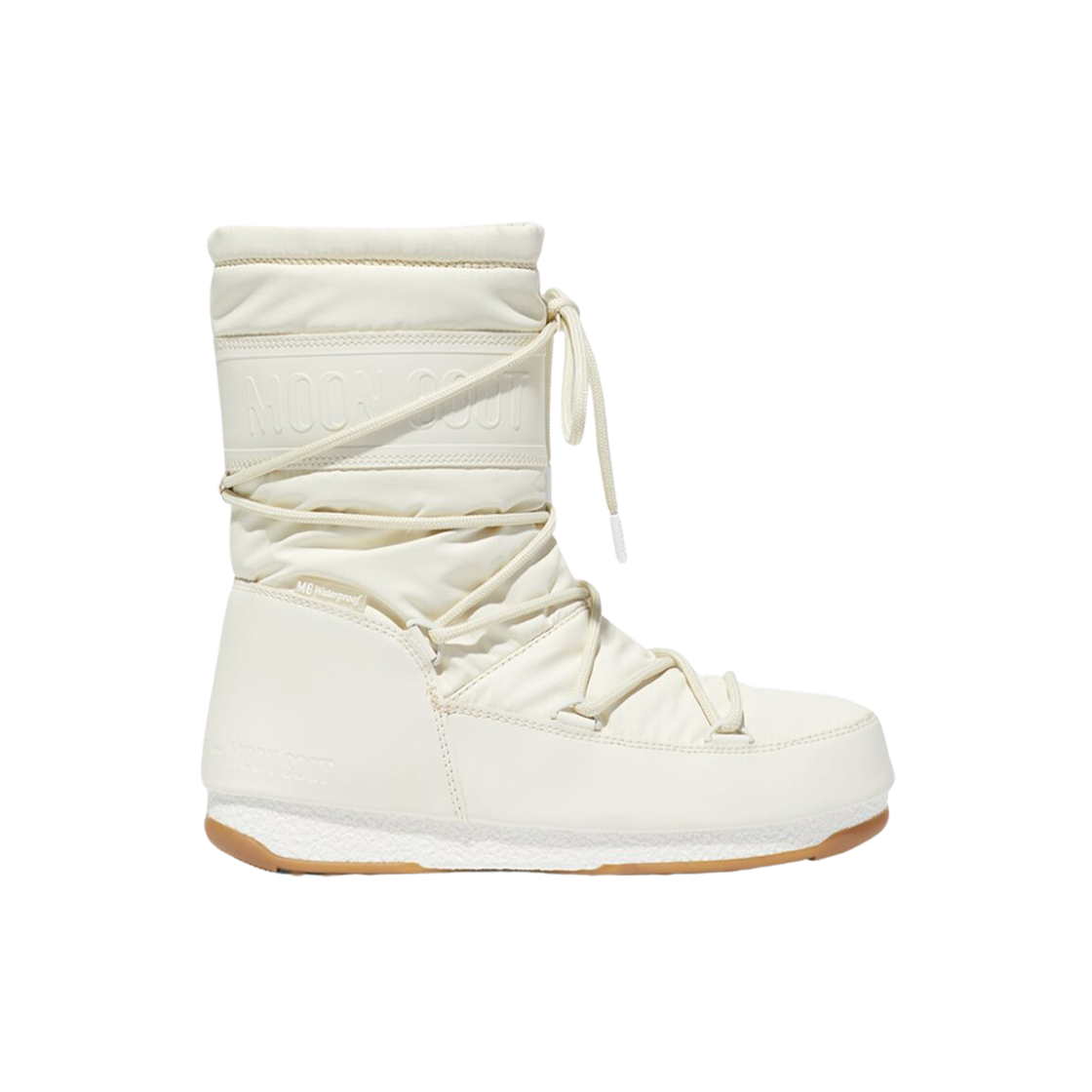 (W) 문부츠 프로텍트 미드 러버 부츠 크림((W) Moon Boot Protecht Mid Rubber Boots Cream) - 1