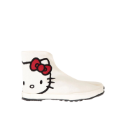(W) Sou Sou x Hello Kitty Tsukumo Stick-on Tabi Socks Ivory