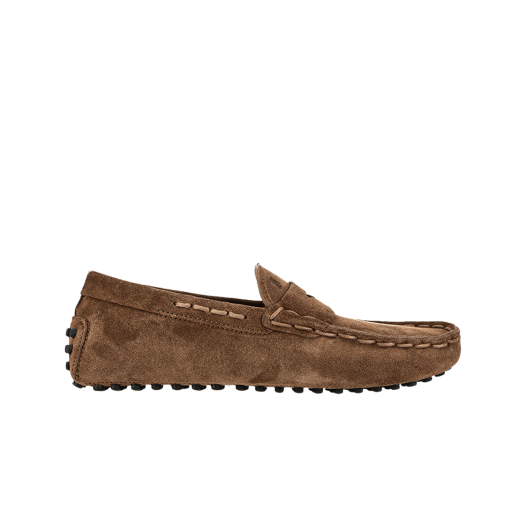 Tod's Gommino Suede Driving Shoes Brown