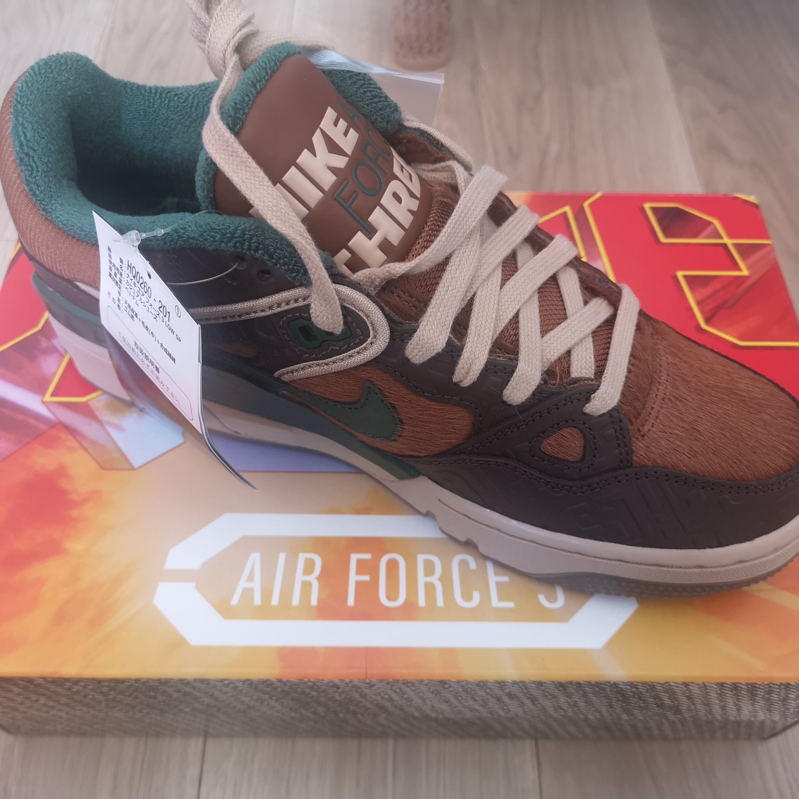 Nike x Nigo Air Force 3 Low SP Baroque Brown and Pecan 착용 스타일