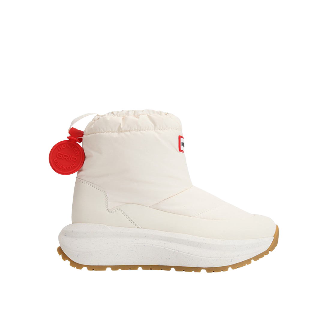 UFS7100NYL-WWG Hunter Grip Short Snow Boot White Willow