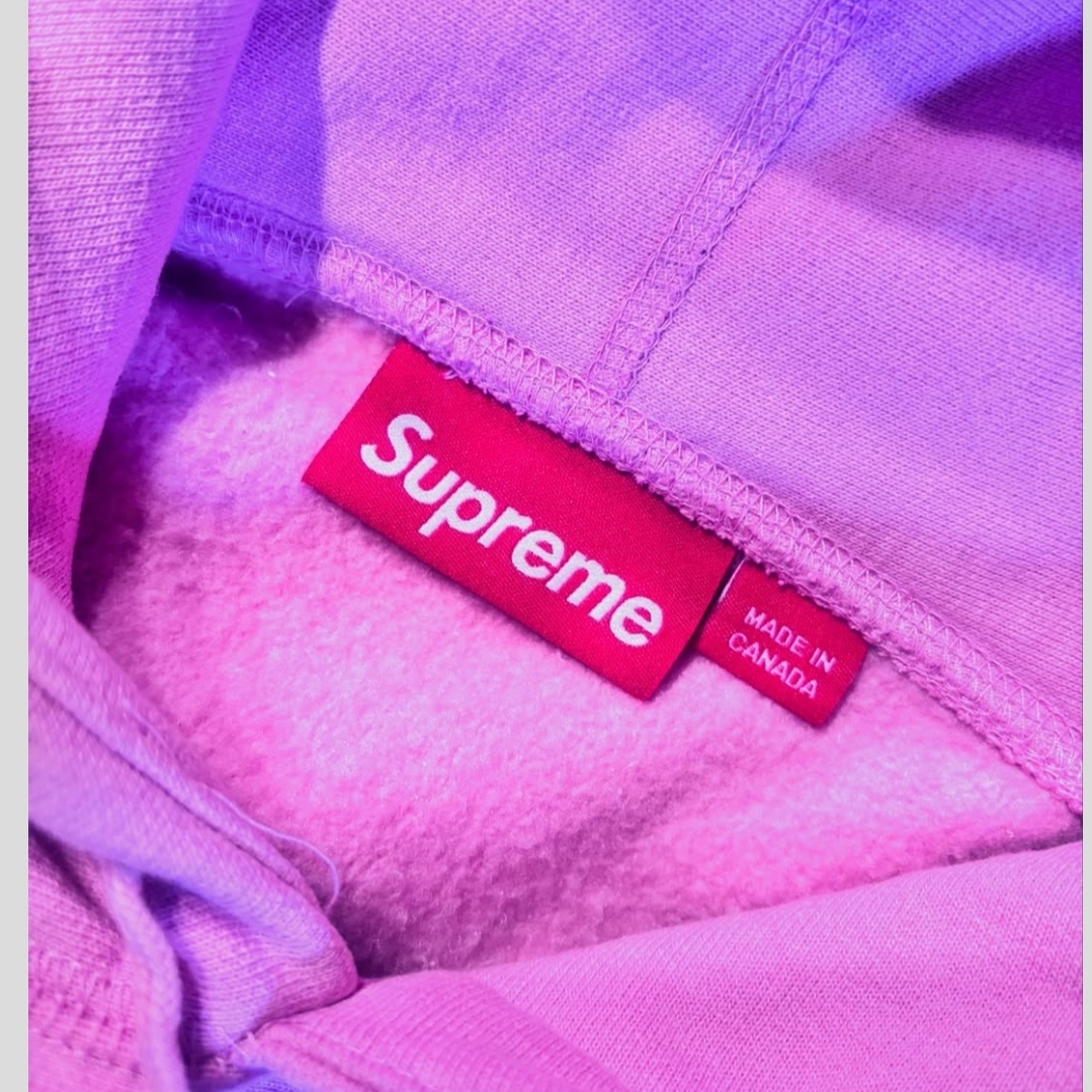 Supreme Box Logo Hooded Sweatshirt Dusty Pink - 24FW 착용 스타일 - 2