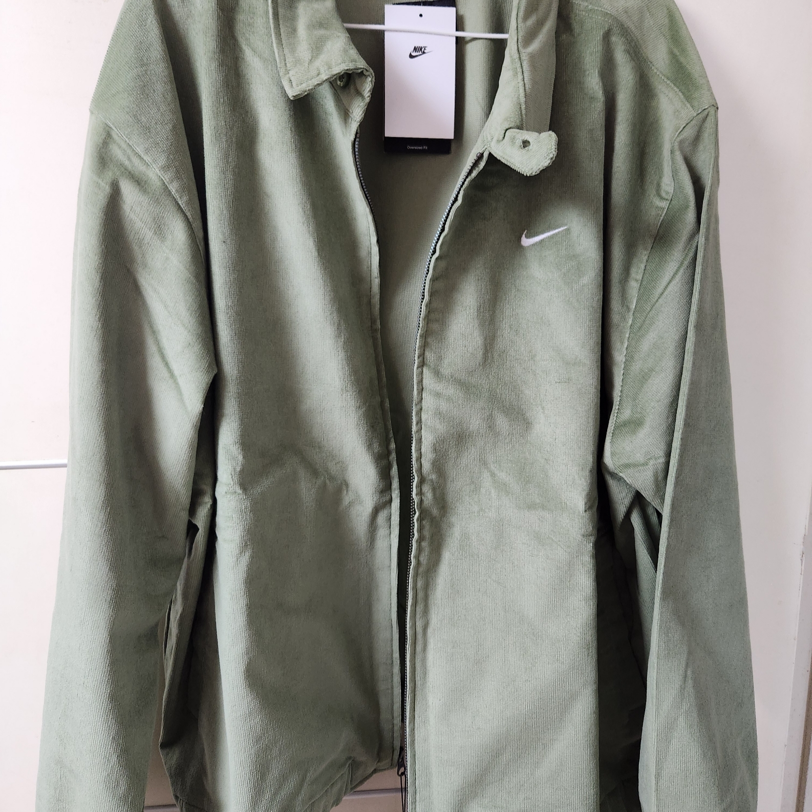 Nike Life Harrington Jacket Oil Green - Asia 착용 스타일