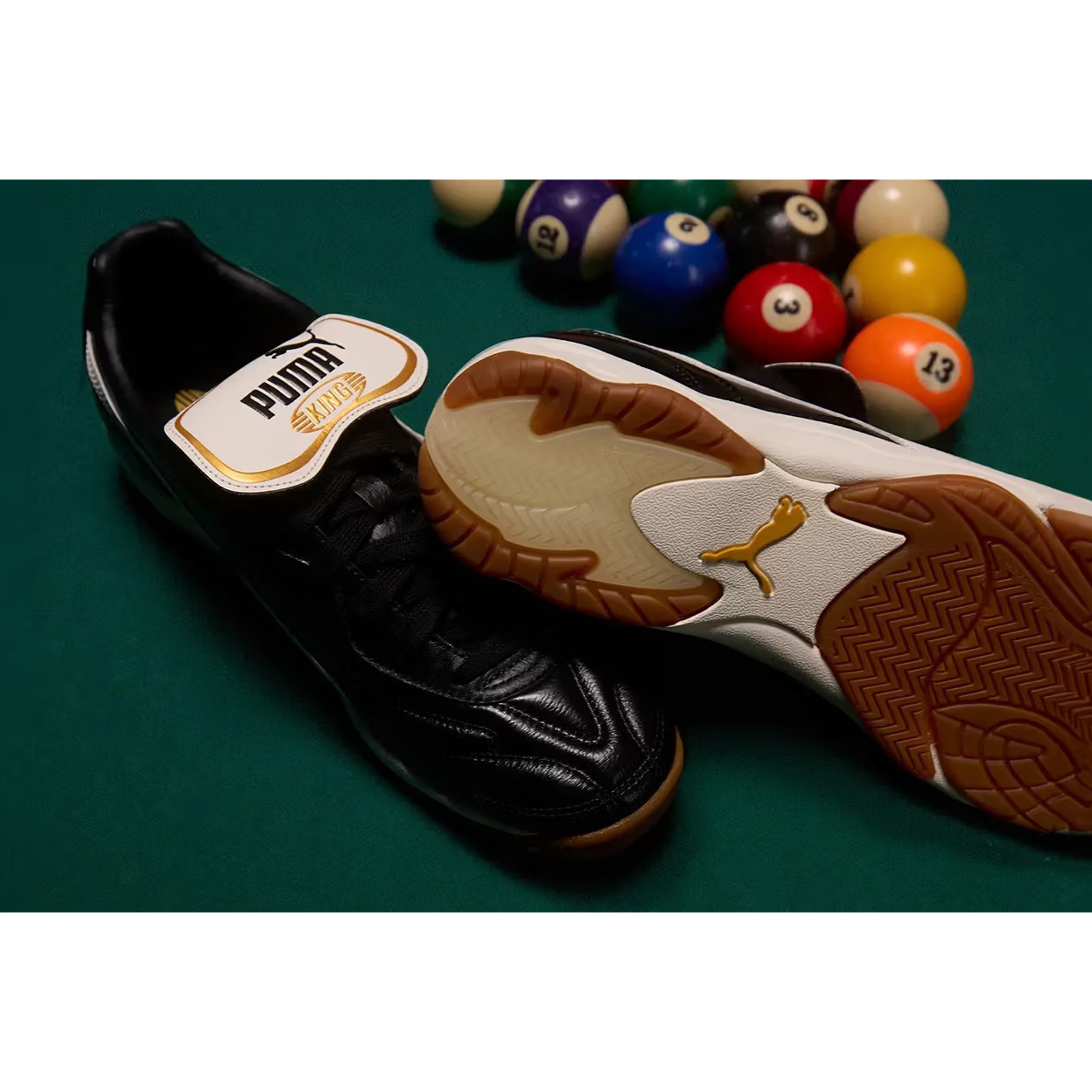 Puma King Indoor Puma Black Warm White 착용 스타일 - 4