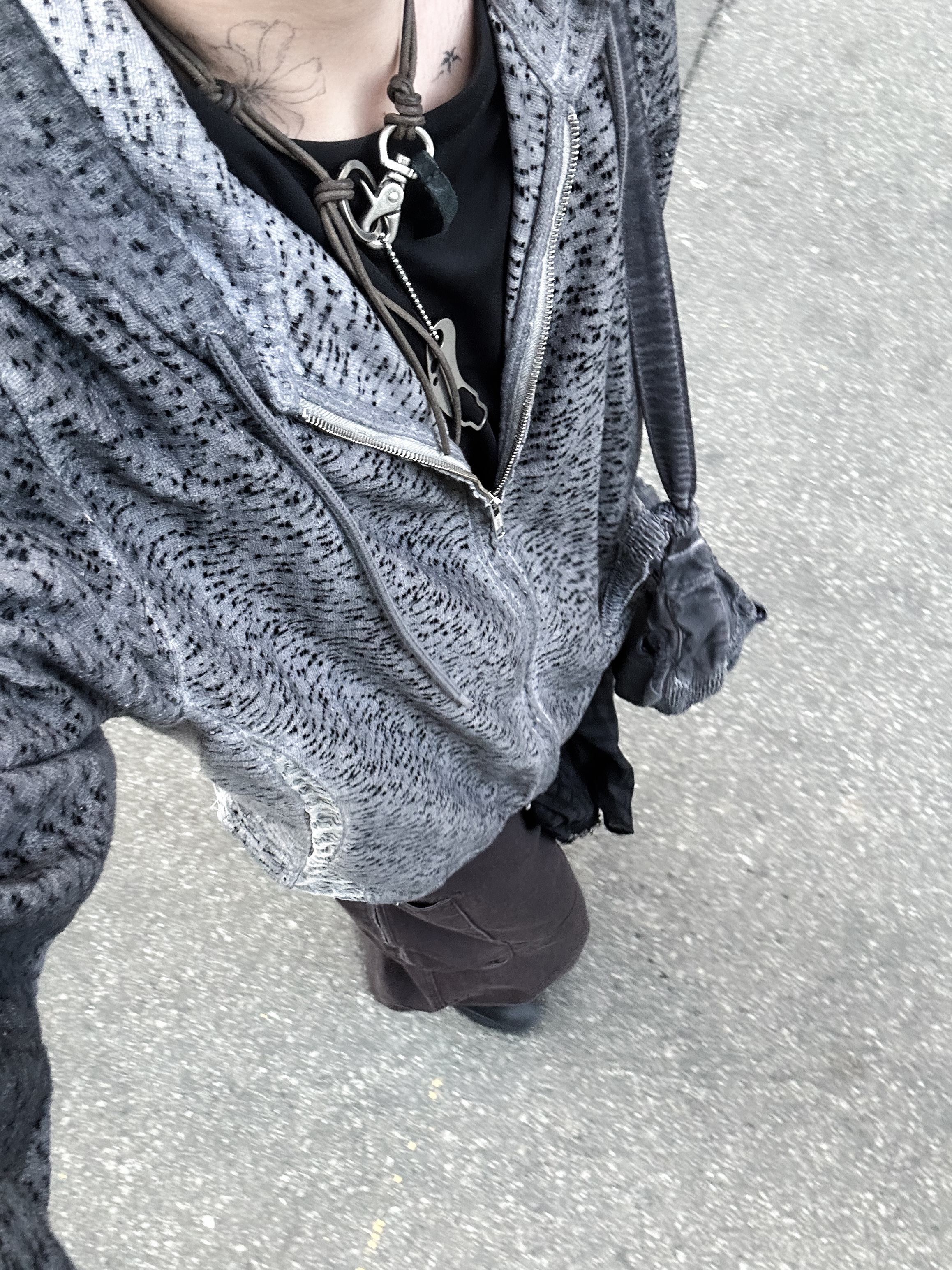 Xlim Ep.5 Synopsis 01 Zip Up Charcoal 착용 스타일