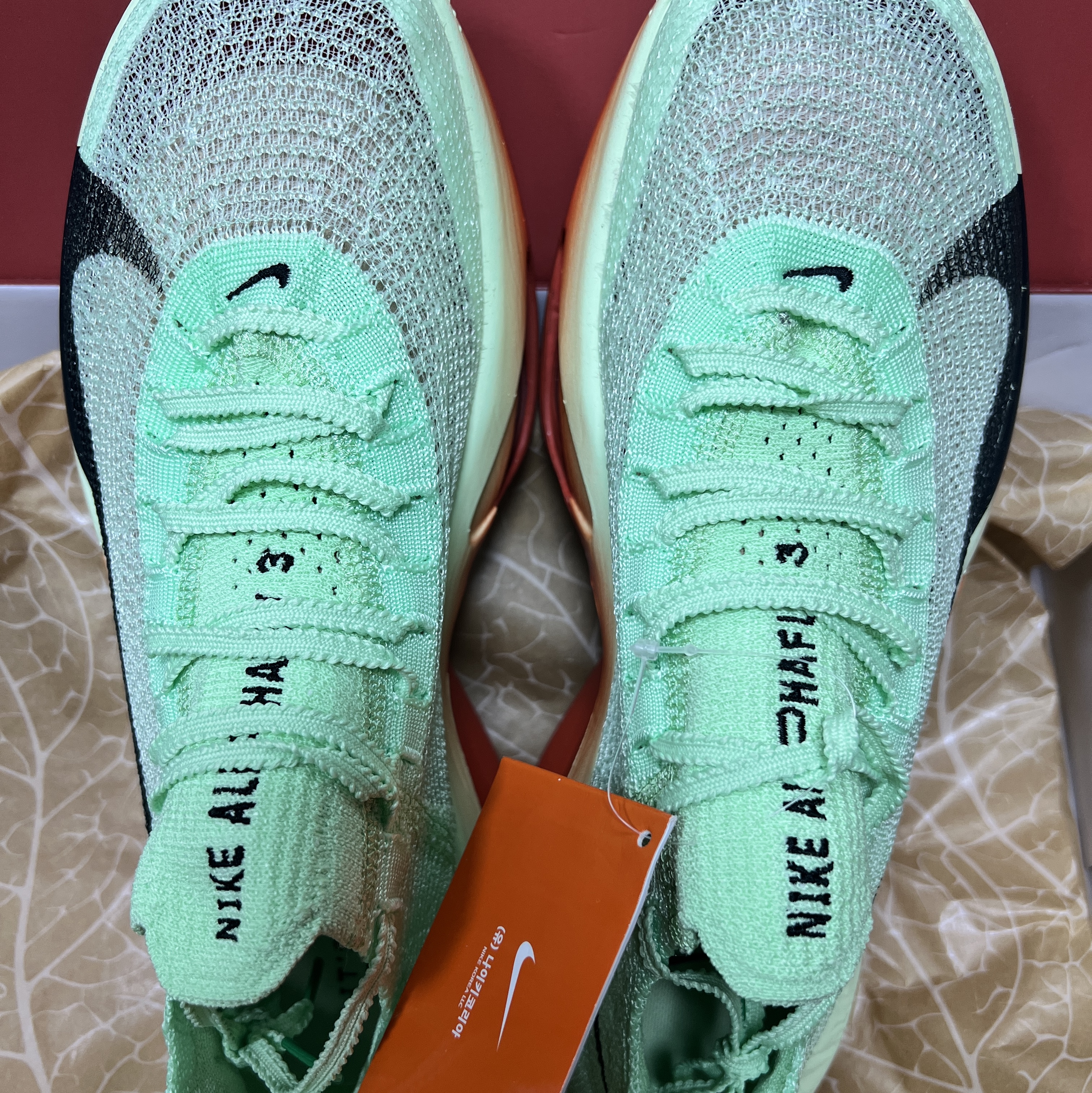 Nike Air Zoom Alphafly Next% 3 Eliud Kipchoge 착용 스타일