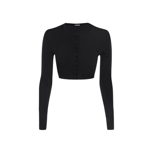 (W) Jacquemus Spiaja Cardigan Black