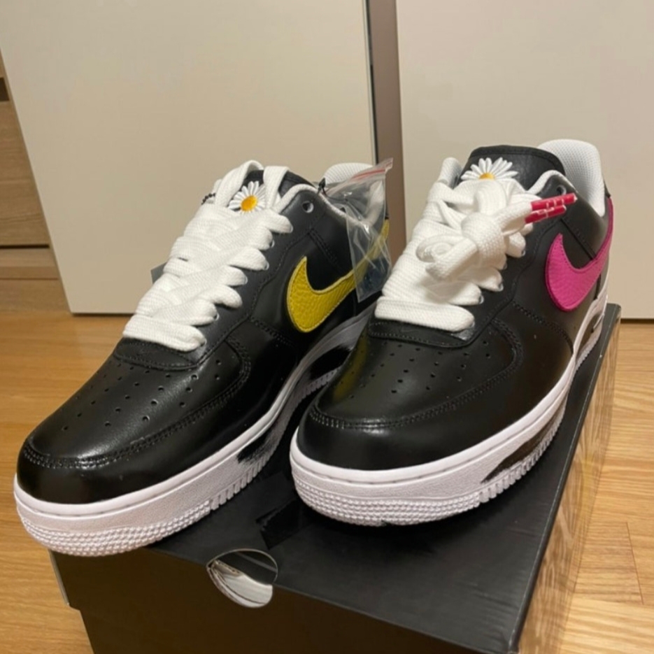 Nike x Peaceminusone Air Force 1 Low Para-Noise 3.0 Black and Multicolor 착용 스타일