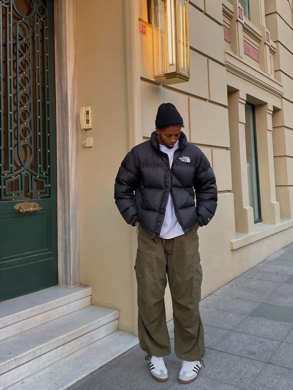 The North Face 1996 Eco Nuptse Jacket Black, The North Face 1996 Eco Nuptse Jacket Black 착용 스타일 - 3