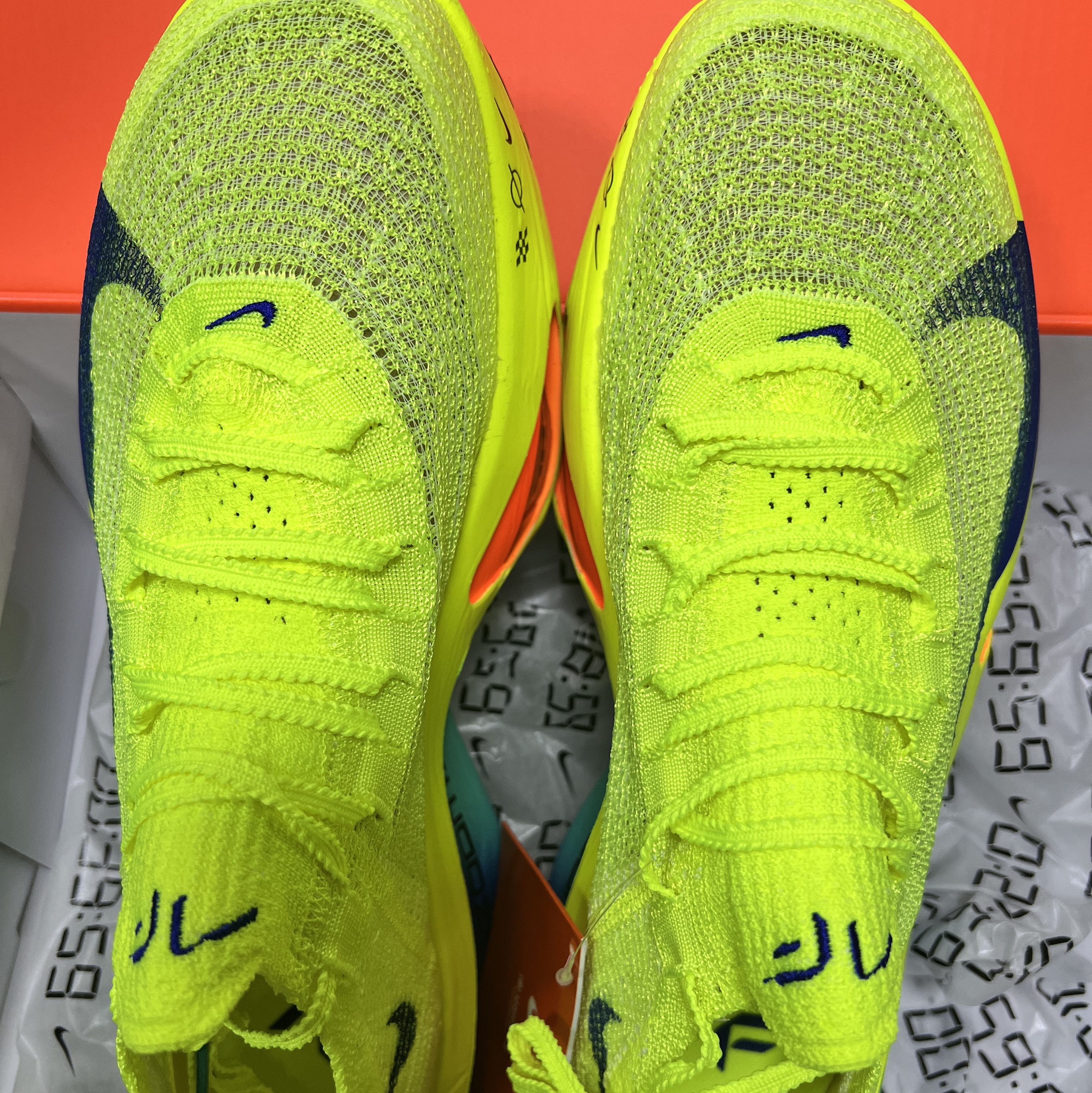 Nike Air Zoom Alphafly Next% 3 Volt 착용 스타일