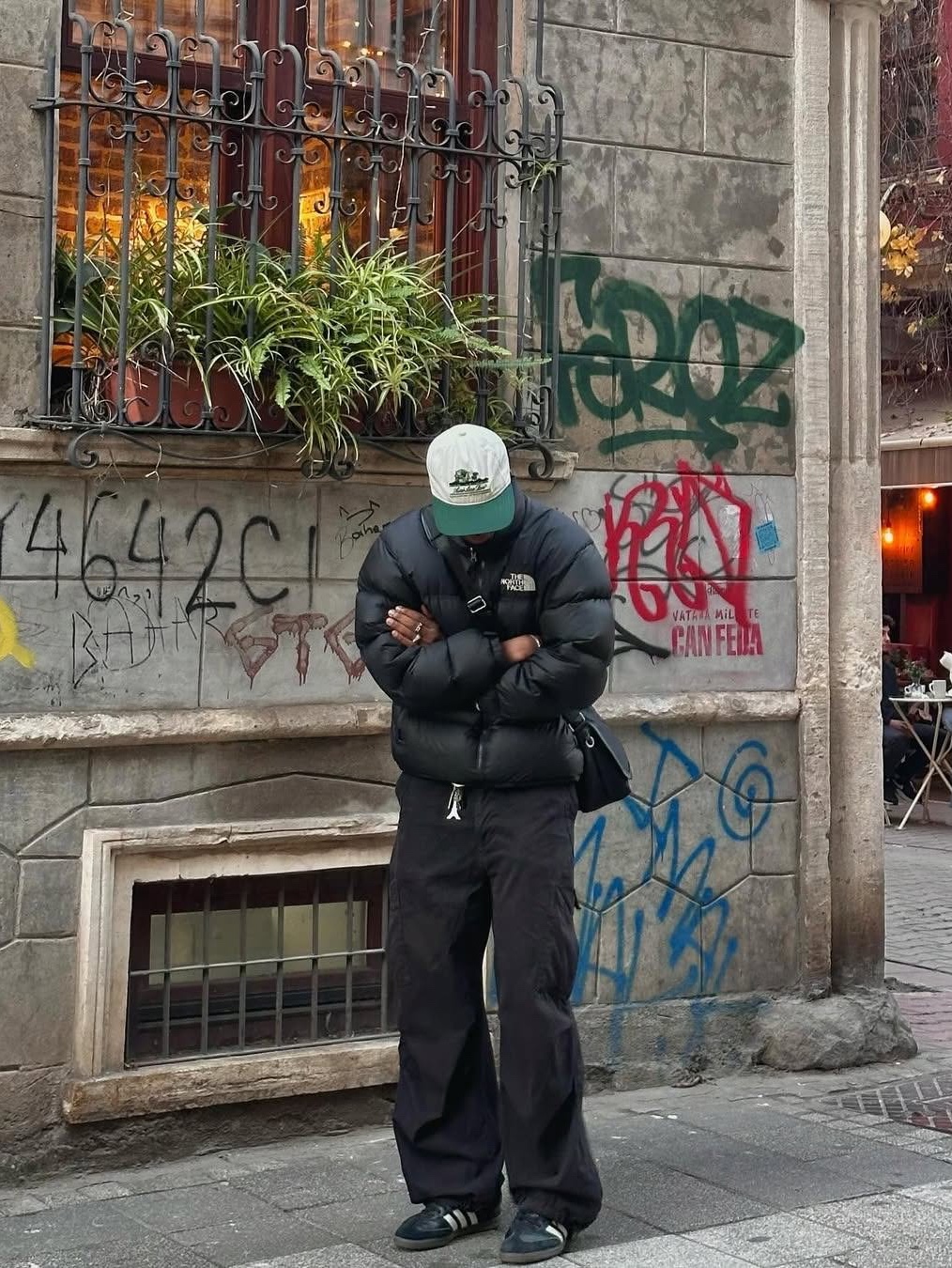 The North Face 1996 Eco Nuptse Jacket Black, The North Face 1996 Eco Nuptse Jacket Black 착용 스타일 - 2